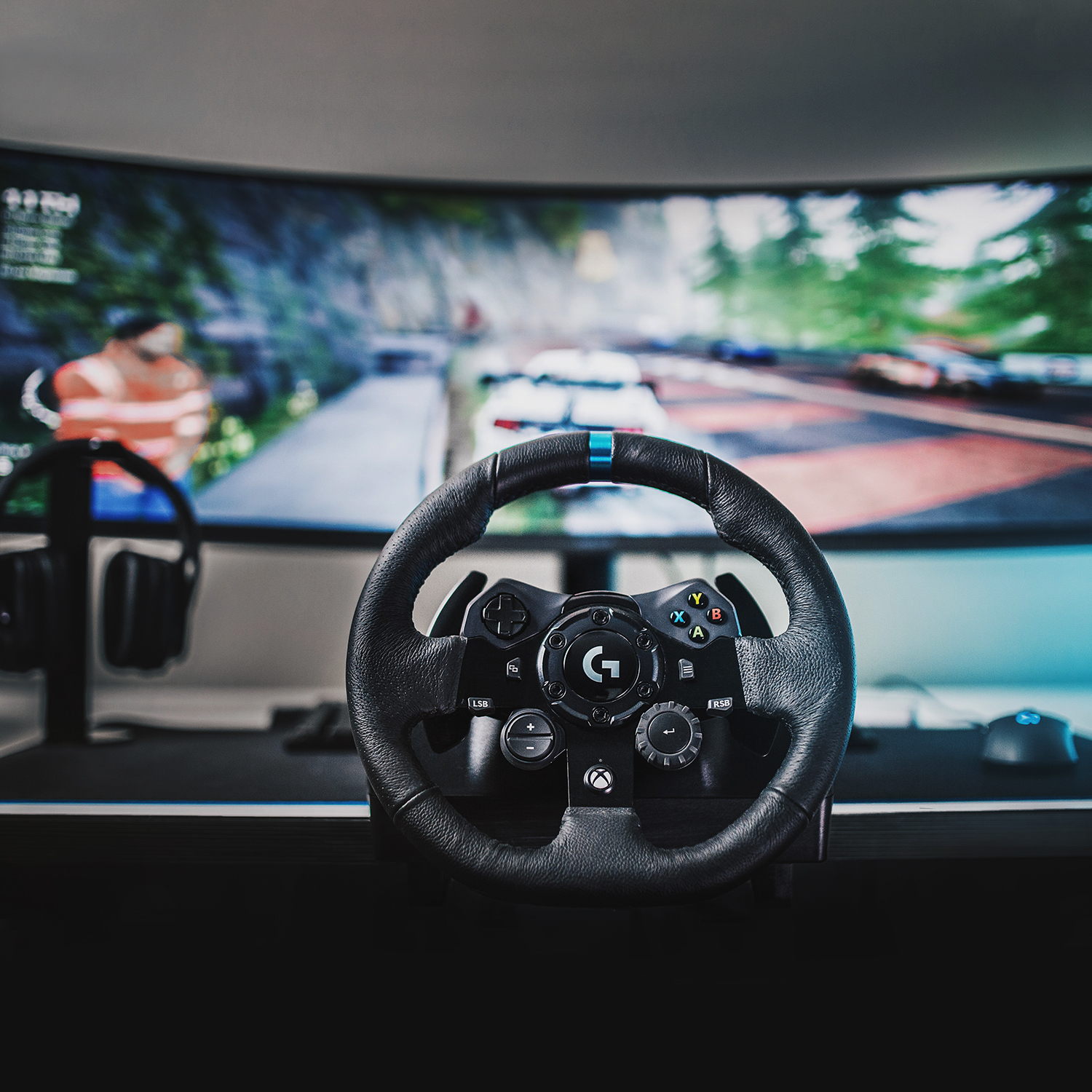 Logitech G923 - Lenkrad- und Pedale-Set - kabelgebunden