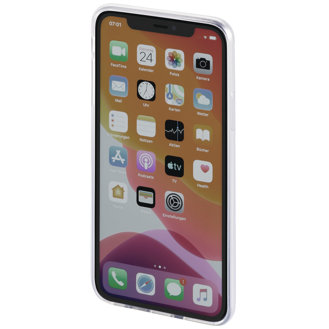 Hama Crystal Clear, Cover, Apple, iPhone 12 Pro Max, 17 cm (6.7"), Transparent