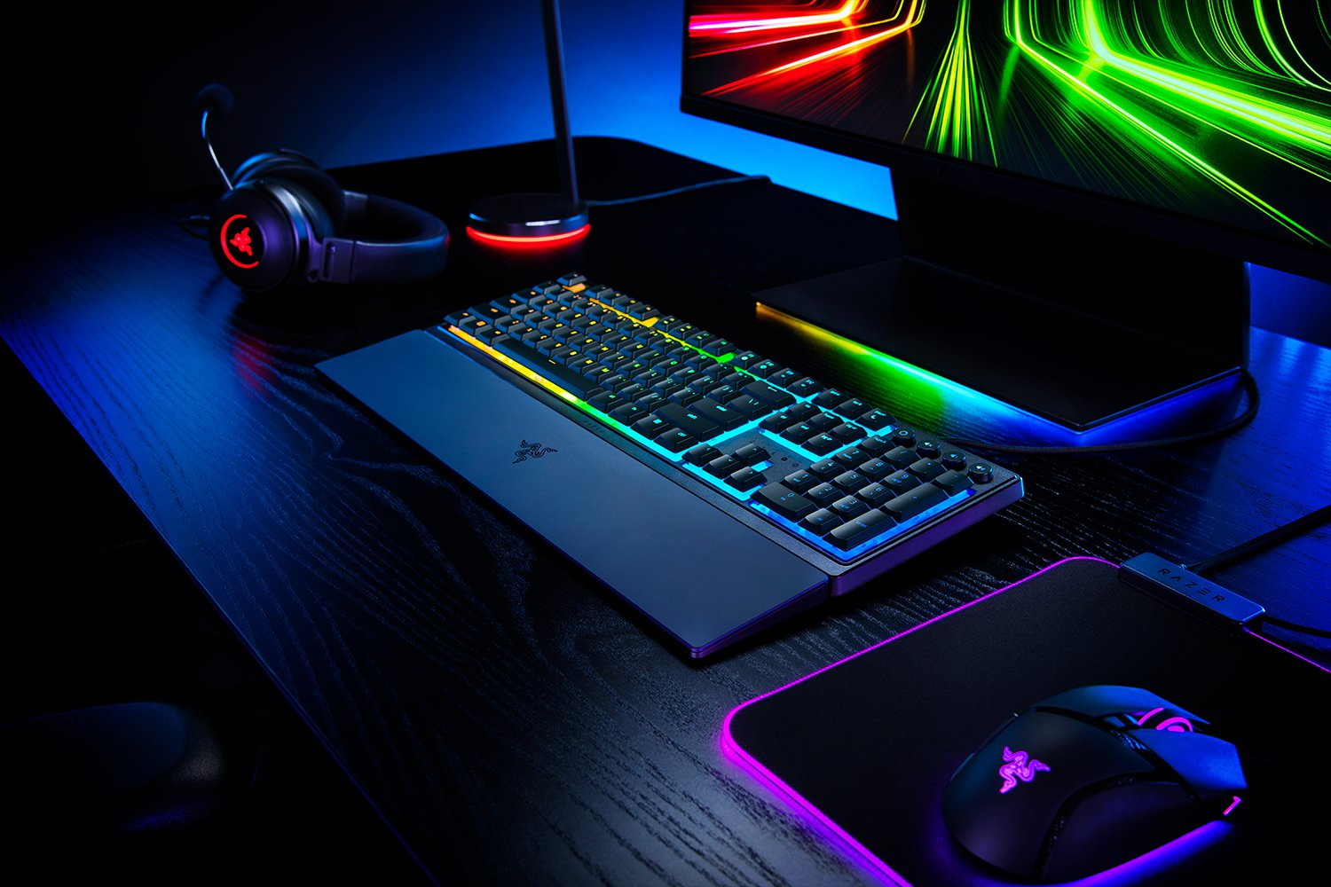 Razer Ornata V3 - Tastatur - flaches Profil