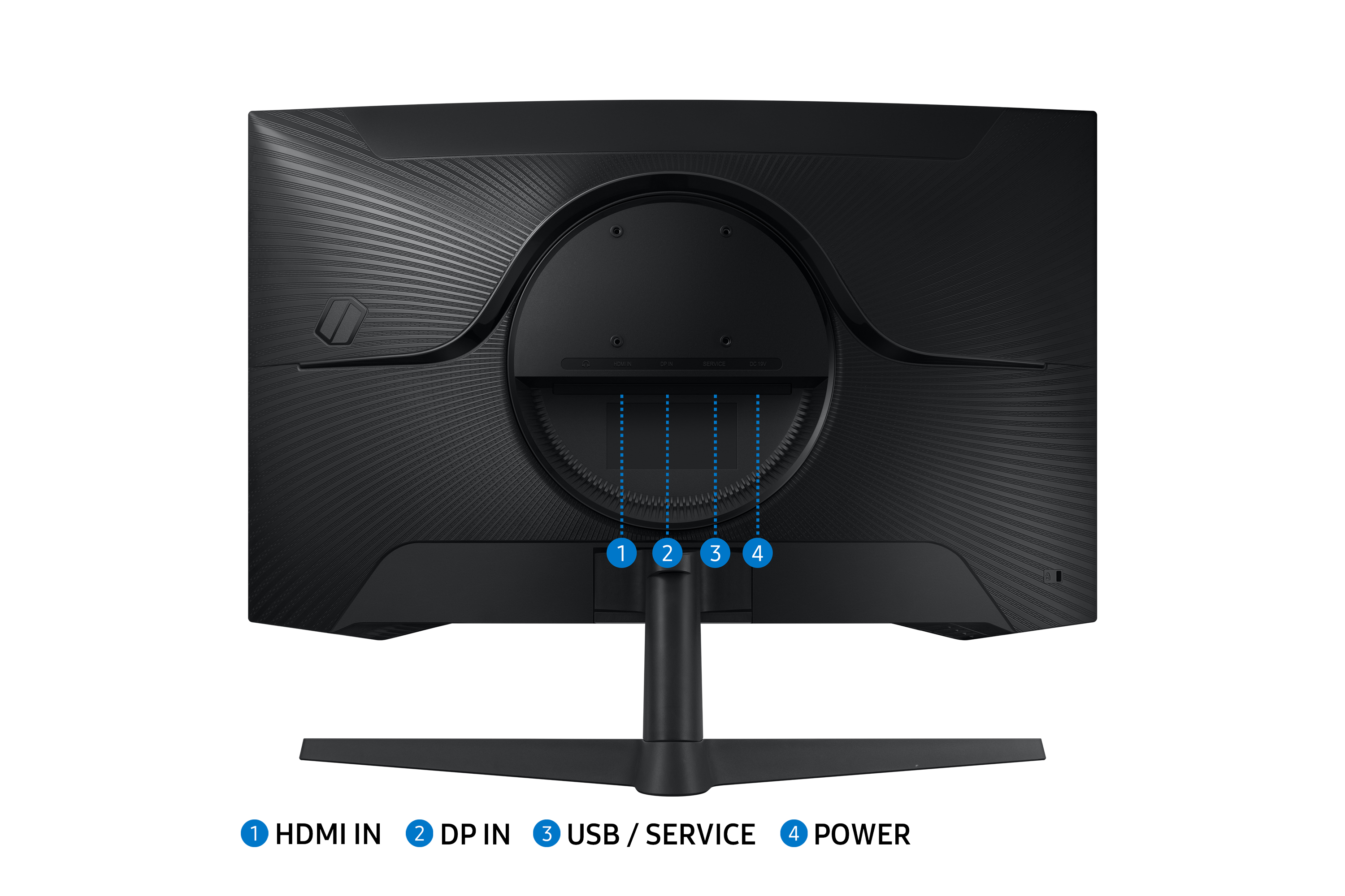 B-WARE - Samsung Odyssey G55C S27CG554EU Monitor 68,6 cm (27") WQHD, VA, 1ms, HDMI, DisplayPort