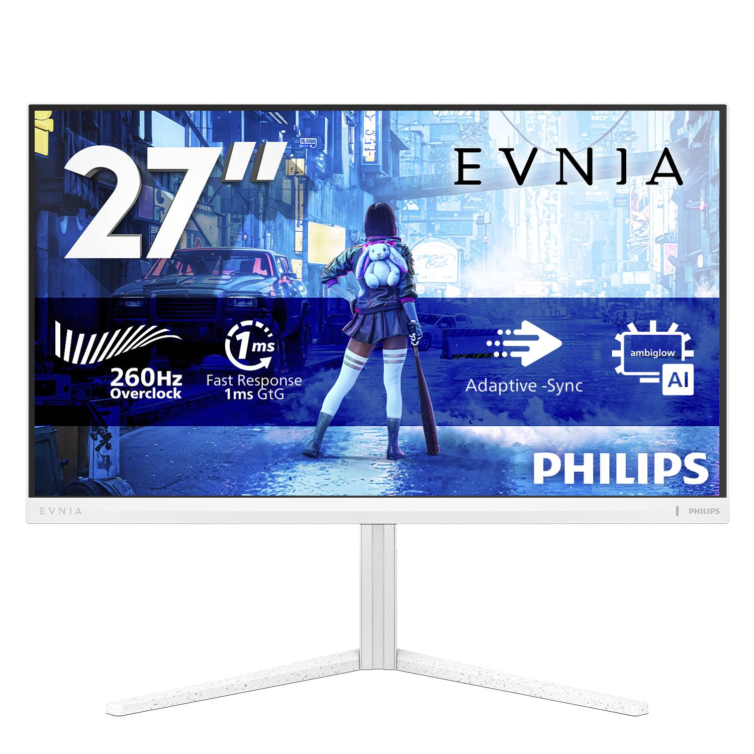 Philips Evnia 5000 Series 27M2N5201P Monitor 68.6cm (27") Full HD, IPS, 0.3ms, HDMI, Displayport