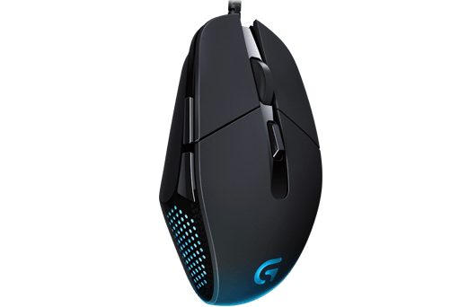 Logitech G G302, Beidhändig, USB Typ-A, 4000 DPI, Schwarz