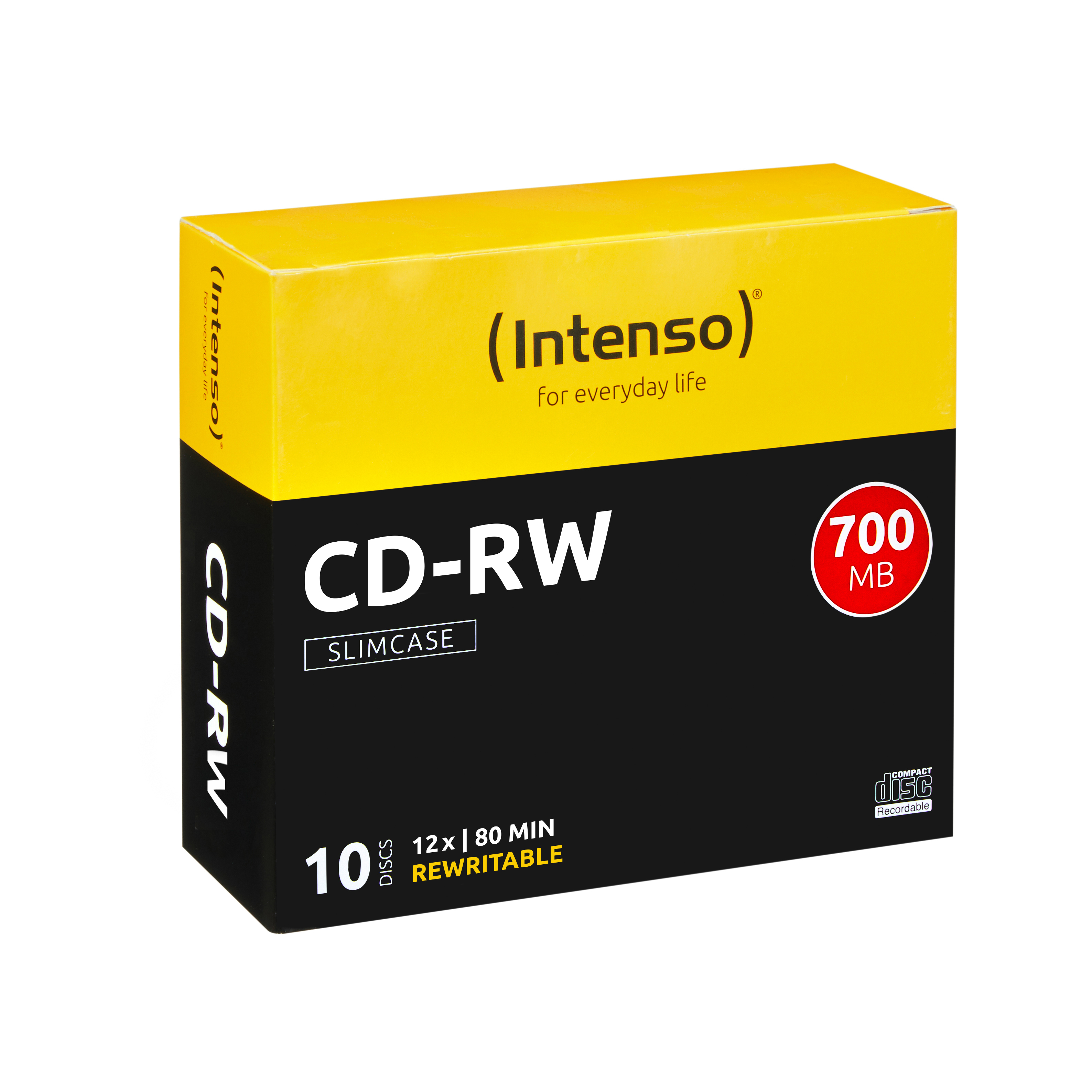 Intenso 10 x CD-RW - 700 MB (80 Min) 12x