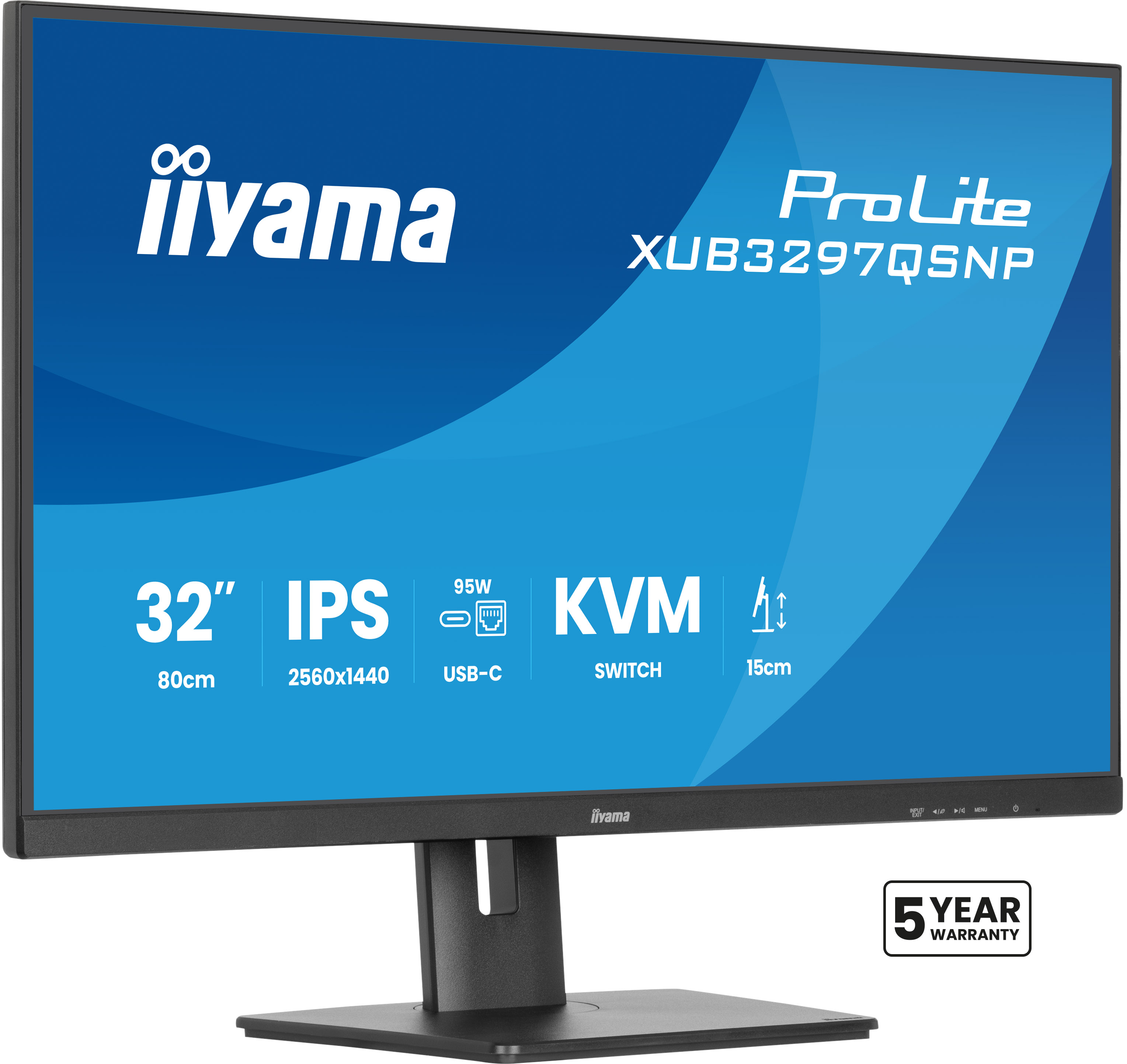 Iiyama ProLite XUB3297QSNP-B1 - LED-Monitor - 81.3 cm (32")