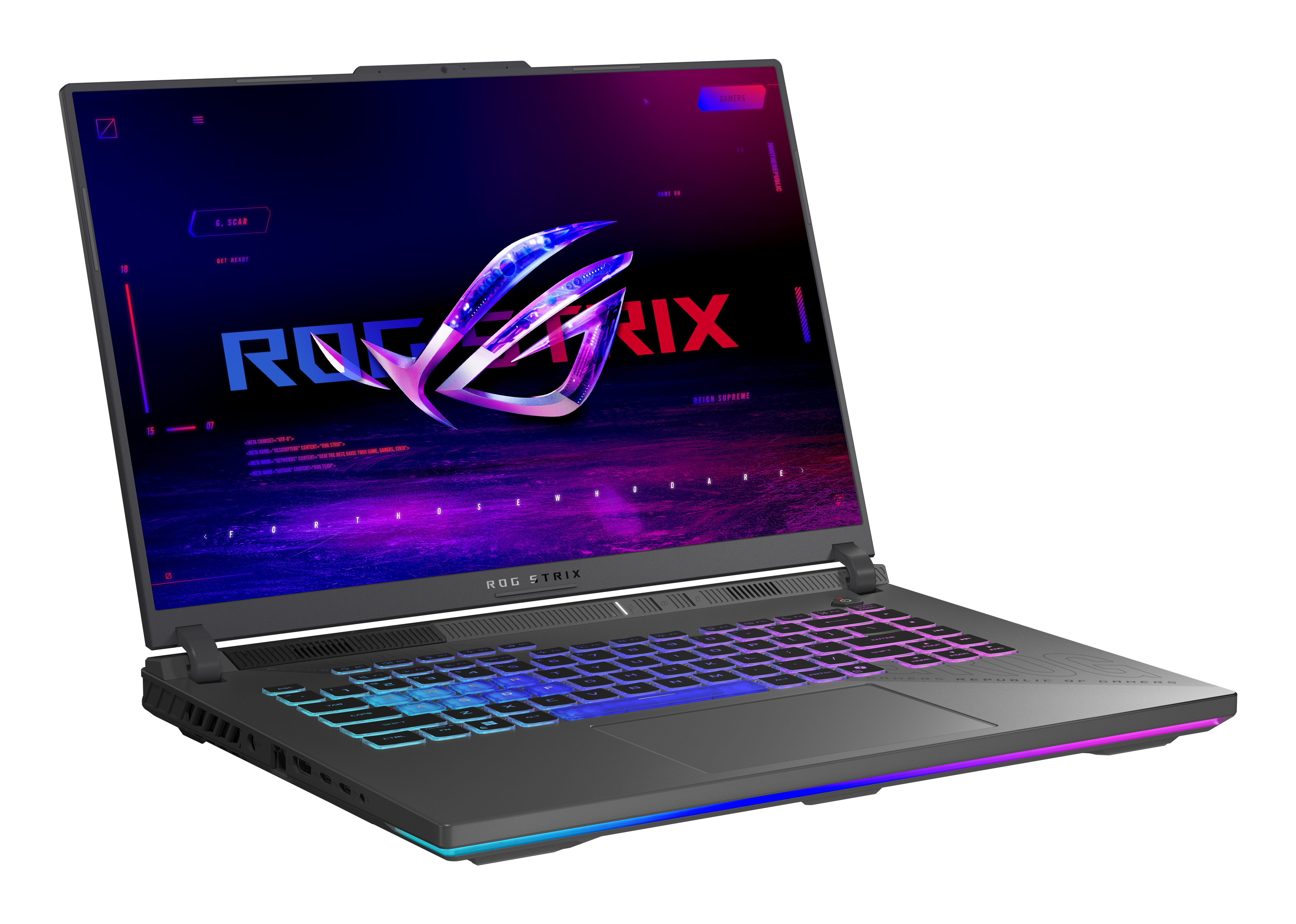 ASUS ROG Strix G16 G614FR-TS230W 16" WQXGA R9-9955HX RTX5070Ti - 5,4 GHz - 1.000 GB