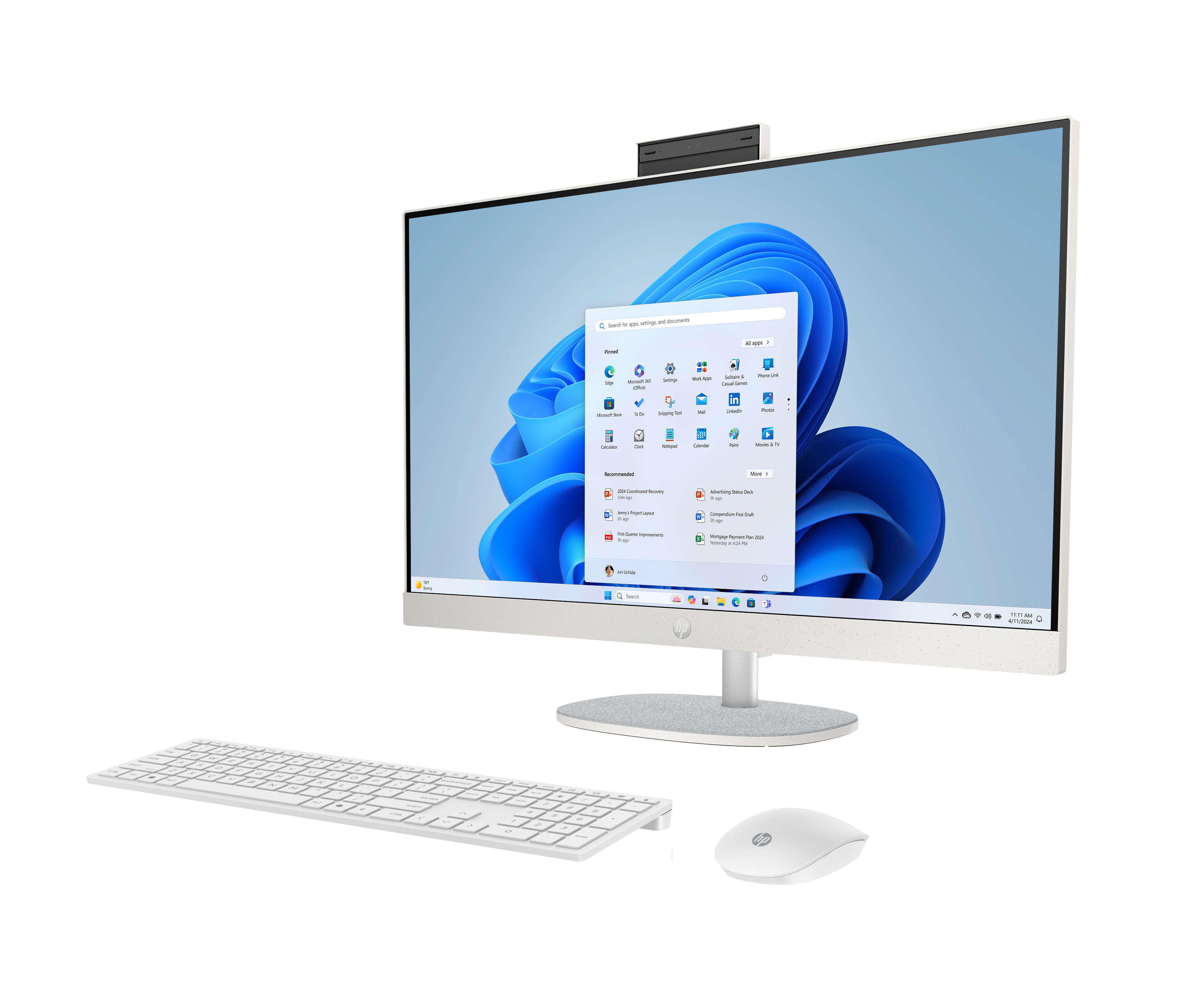 HP AI 27-cr2455ng - All-in-One (Komplettlösung) - Core Ultra 5 225U / 1.5 GHz - RAM 32 GB - SSD 1 TB