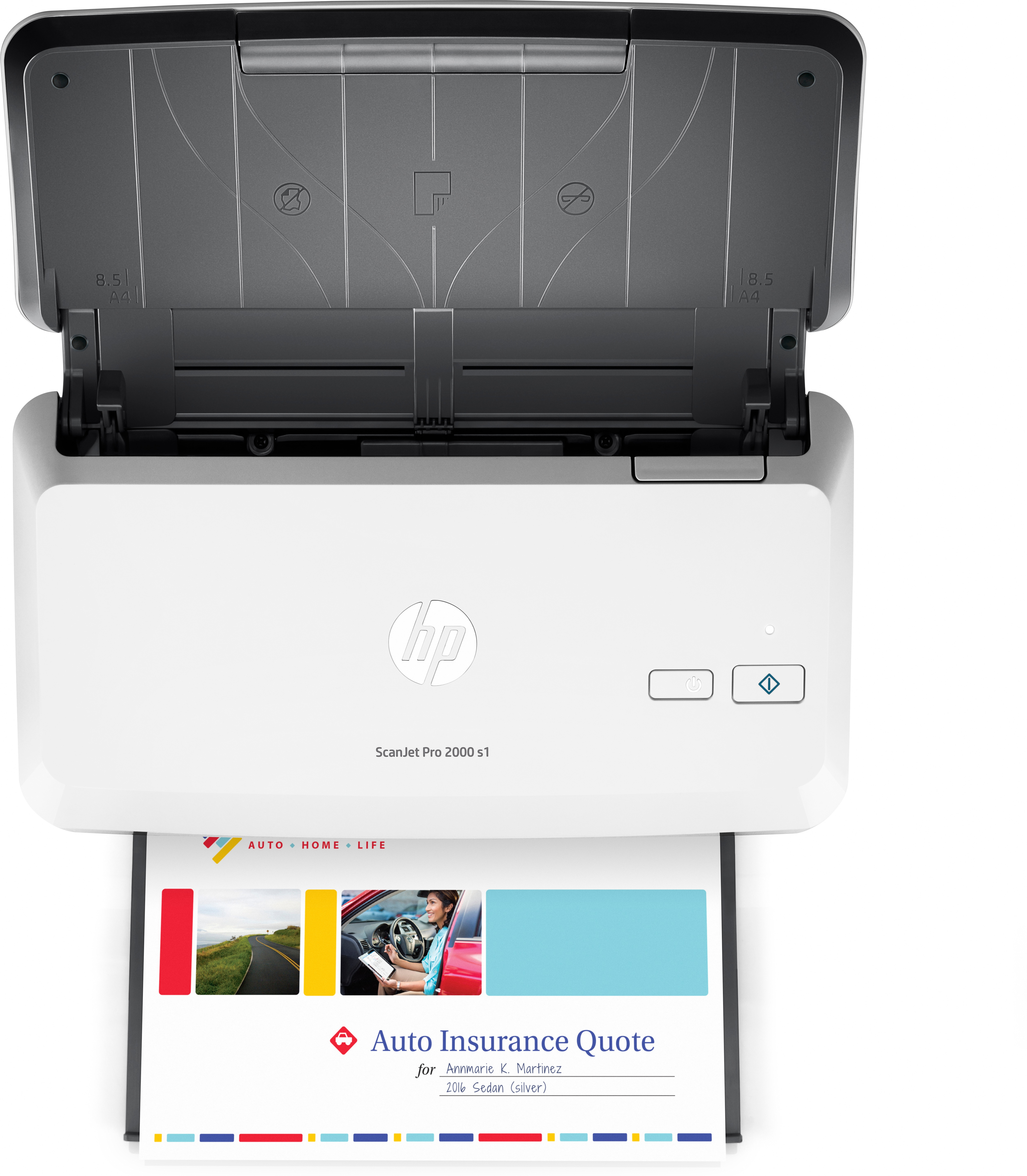 HP Scanjet Pro 2000 s1 - Dokumentenscanner - Duplex - 216 x 3100 mm - 600 dpi x 600 dpi - bis zu 24