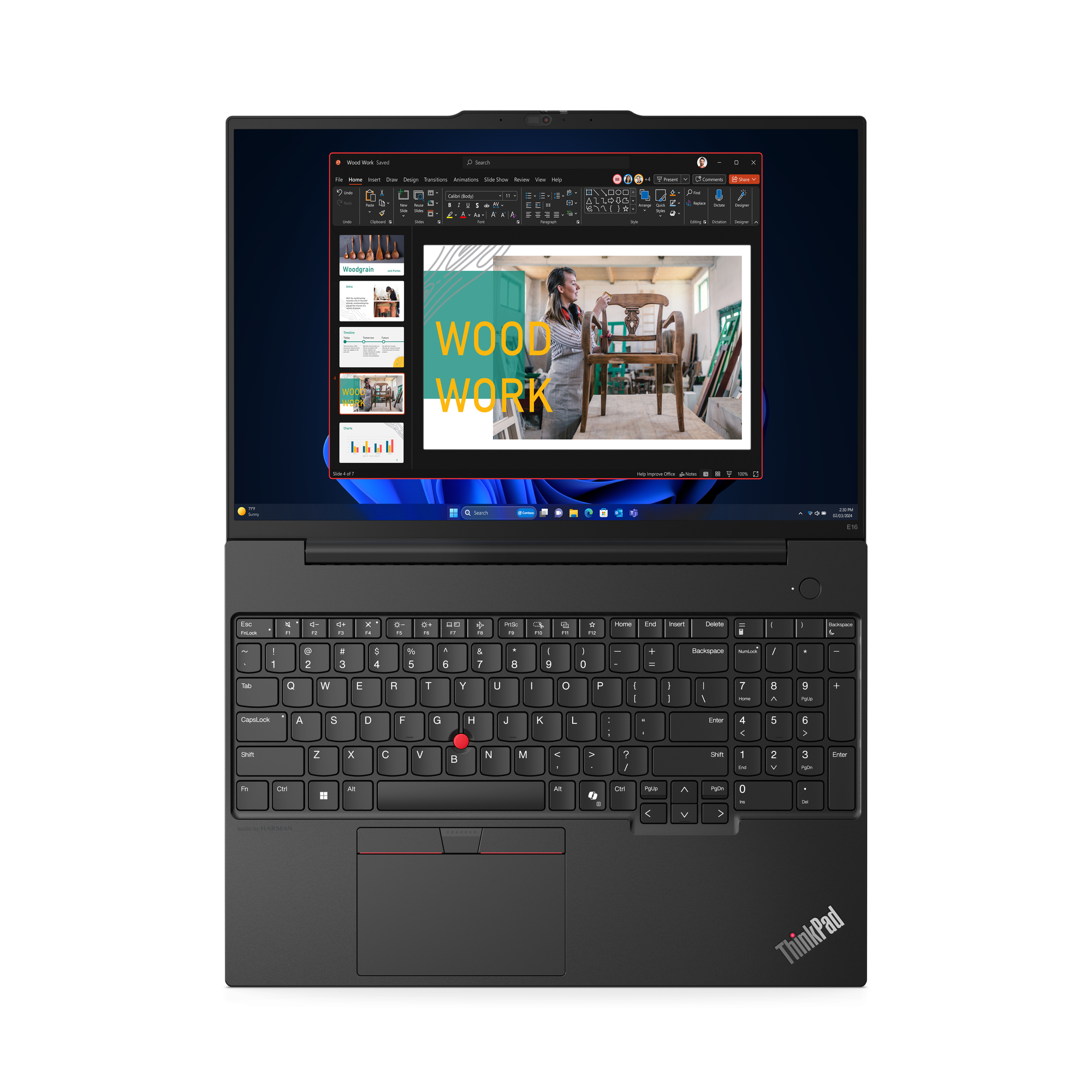 Lenovo ThinkPad E16 Gen 2 (Intel), 16" WUXGA, Core Ultra 7 155H, 32GB RAM, 1TB SSD, Win11 Pro