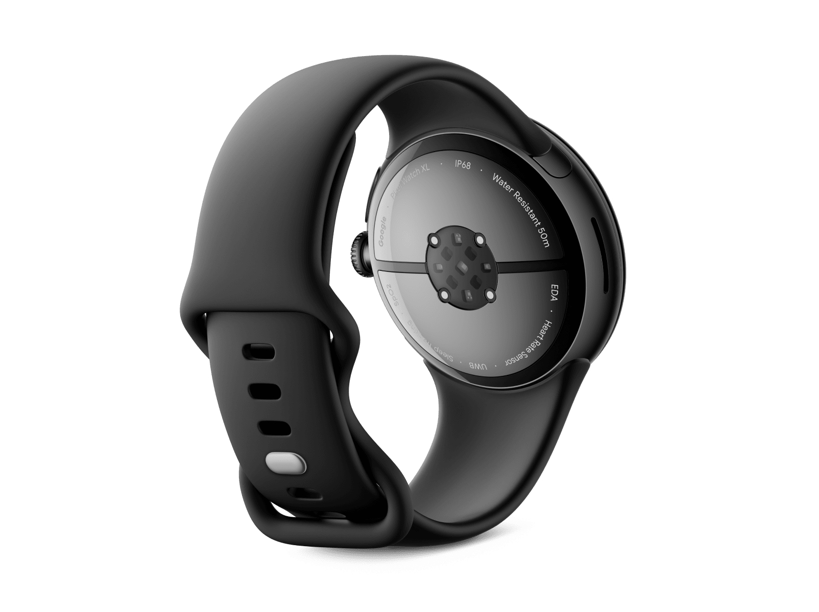 Google Pixel Watch 3 (Wi-Fi) 45mm Matte Black mit Sportarmband Obsidian
