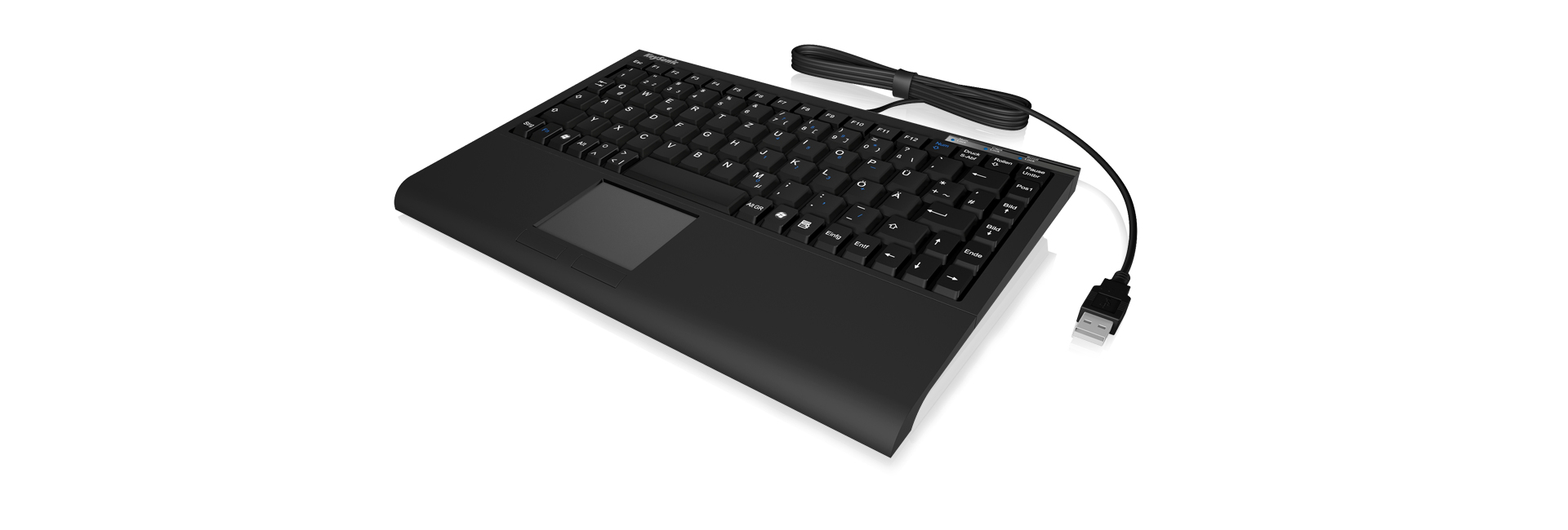 KeySonic ACK-540U+ - Tastatur - mit Touchpad