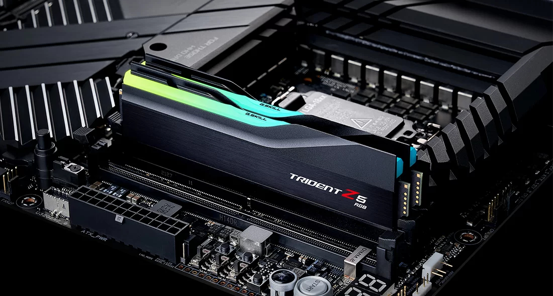 G.Skill Trident Z5 RGB schwarz UDIMM 64GB Kit, DDR5-6000, CL28-36-36-96