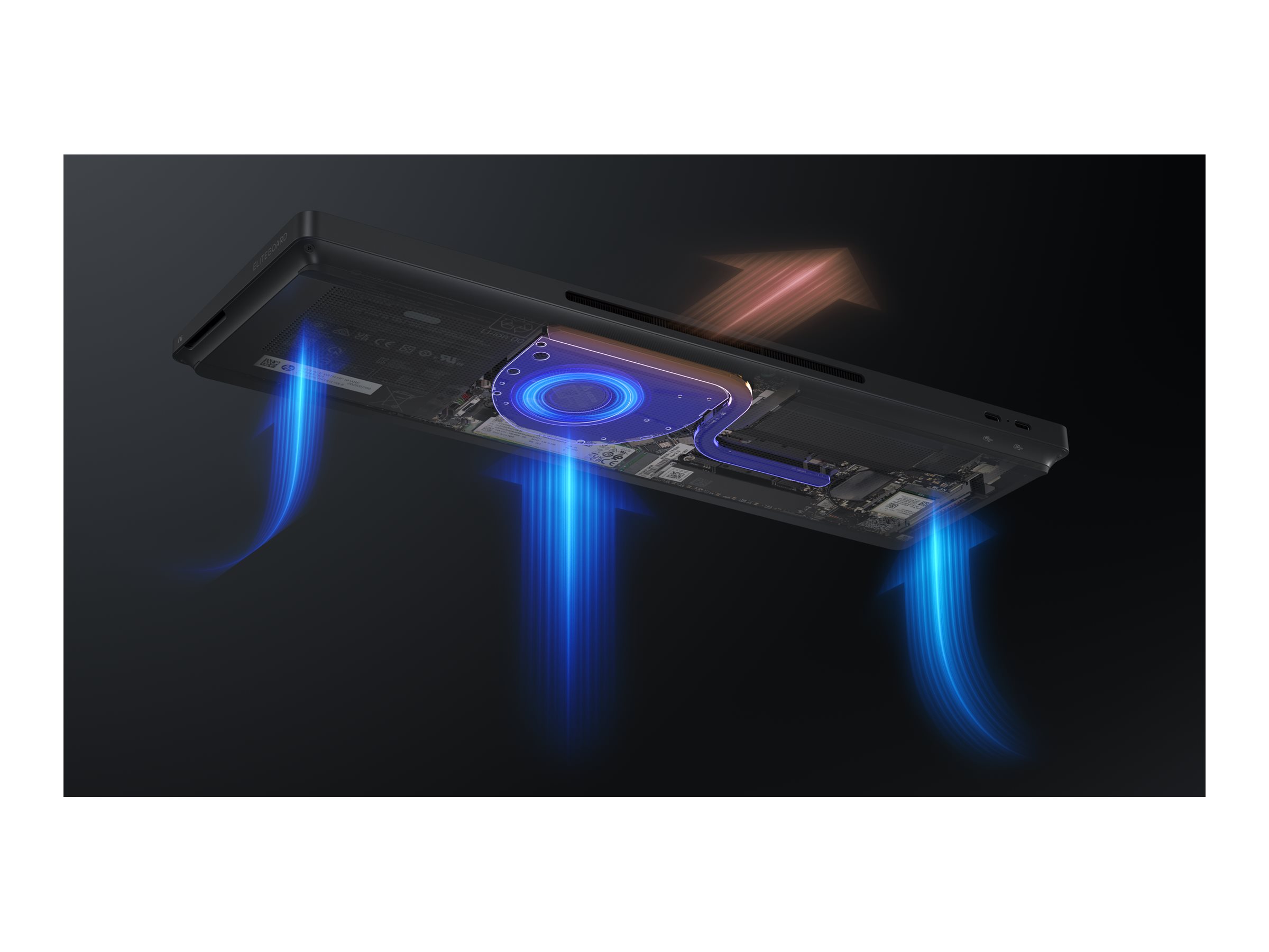 HP EliteBoard G1a Next Gen AI PC - Tastatur-PC