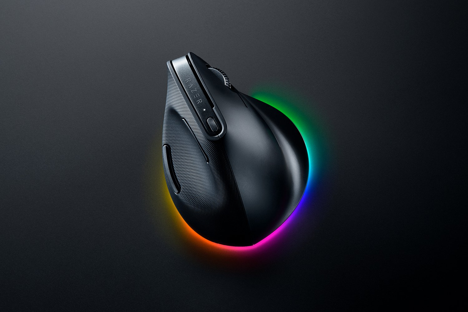 Razer Pro Click V2 Vertical, Rechts, Vertikale Ausführung, Optisch, RF Wireless + Bluetooth + USB Ty