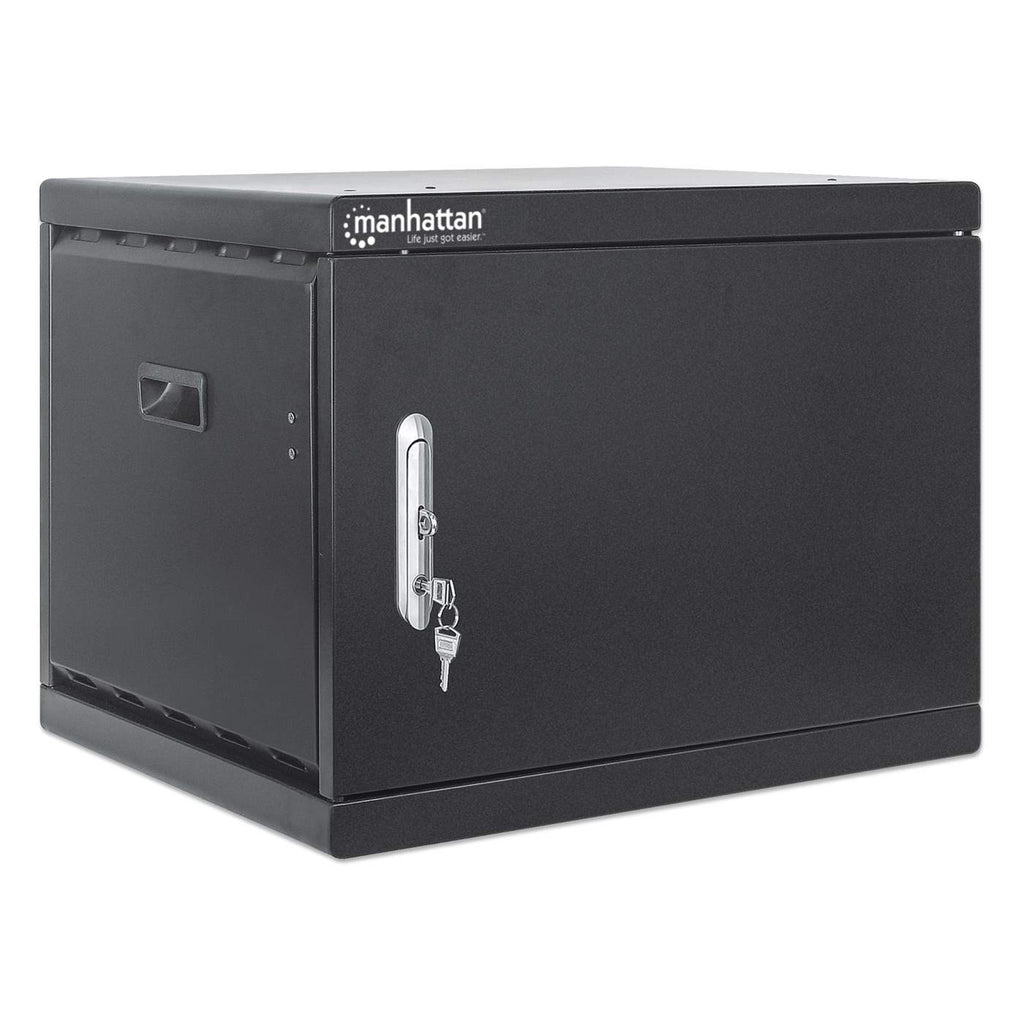 Manhattan 180351, Schrank zur Verwaltung tragbarer Geräte, Schwarz, Wand, 3 cm, 34 cm, 25 cm