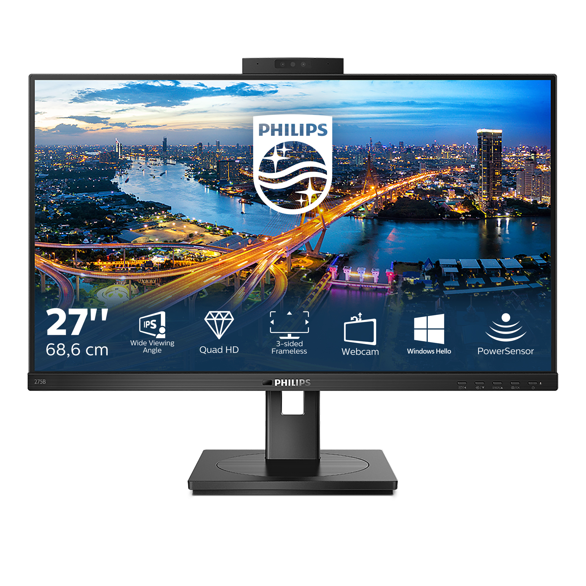 Philips B Line 275B1H - LED-Monitor - 69 cm (27")