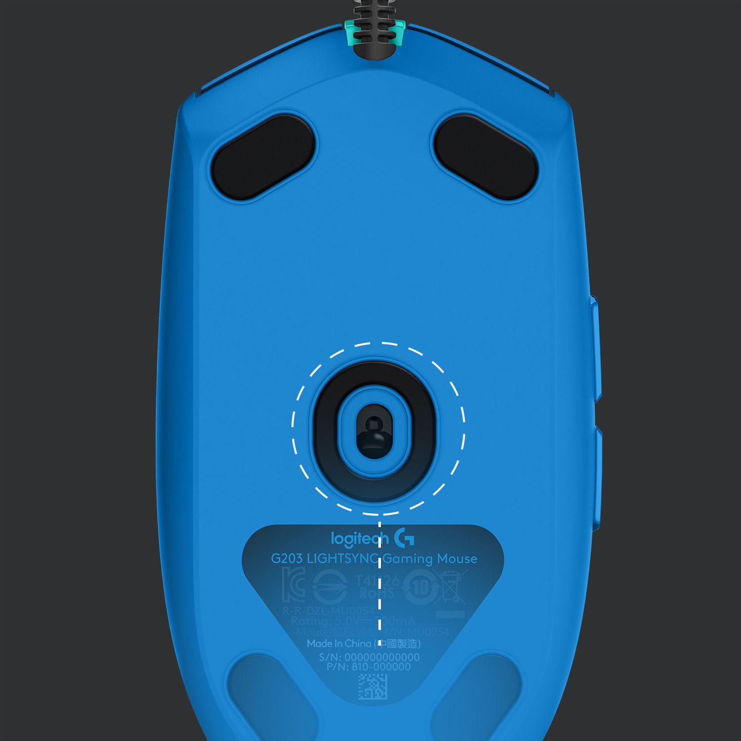Logitech Gaming Mouse G203 LIGHTSYNC - Maus