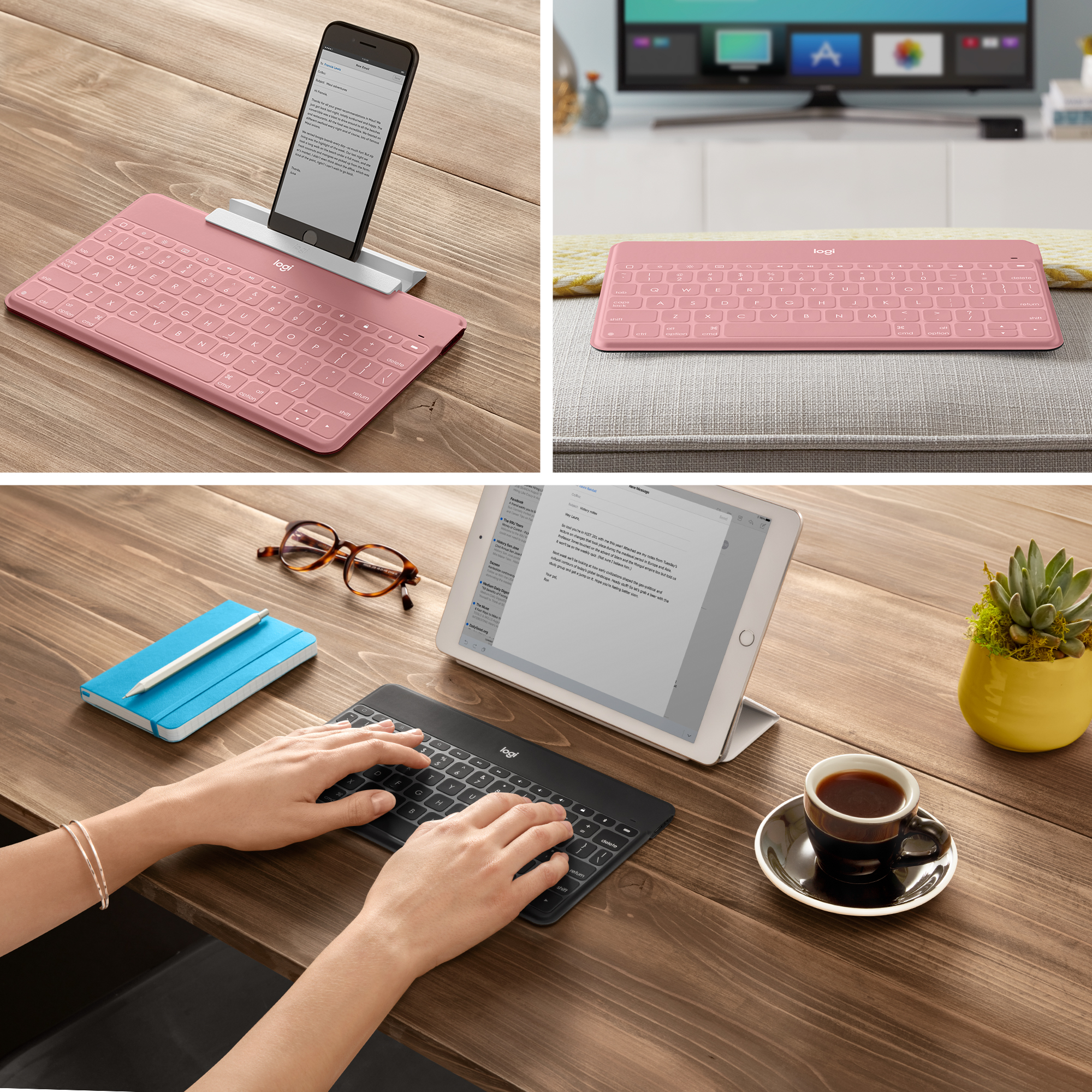 Logitech Keys-To-Go - Tastatur - kabellos - Bluetooth