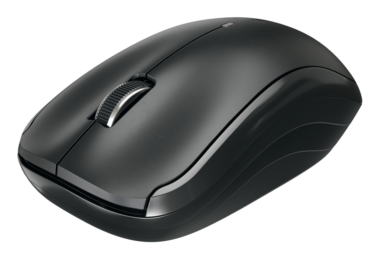 Cherry MW 2200 - Maus - ergonomisch - rechts- und linkshändig - optisch - 3 Tasten - kabellos - 2.4