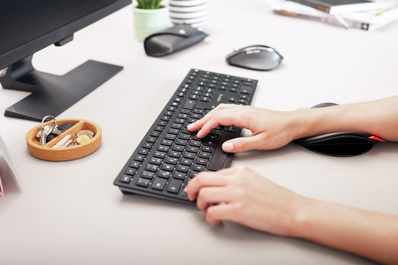 Cherry KW 9100 SLIM - Tastatur - kabellos - 2.4