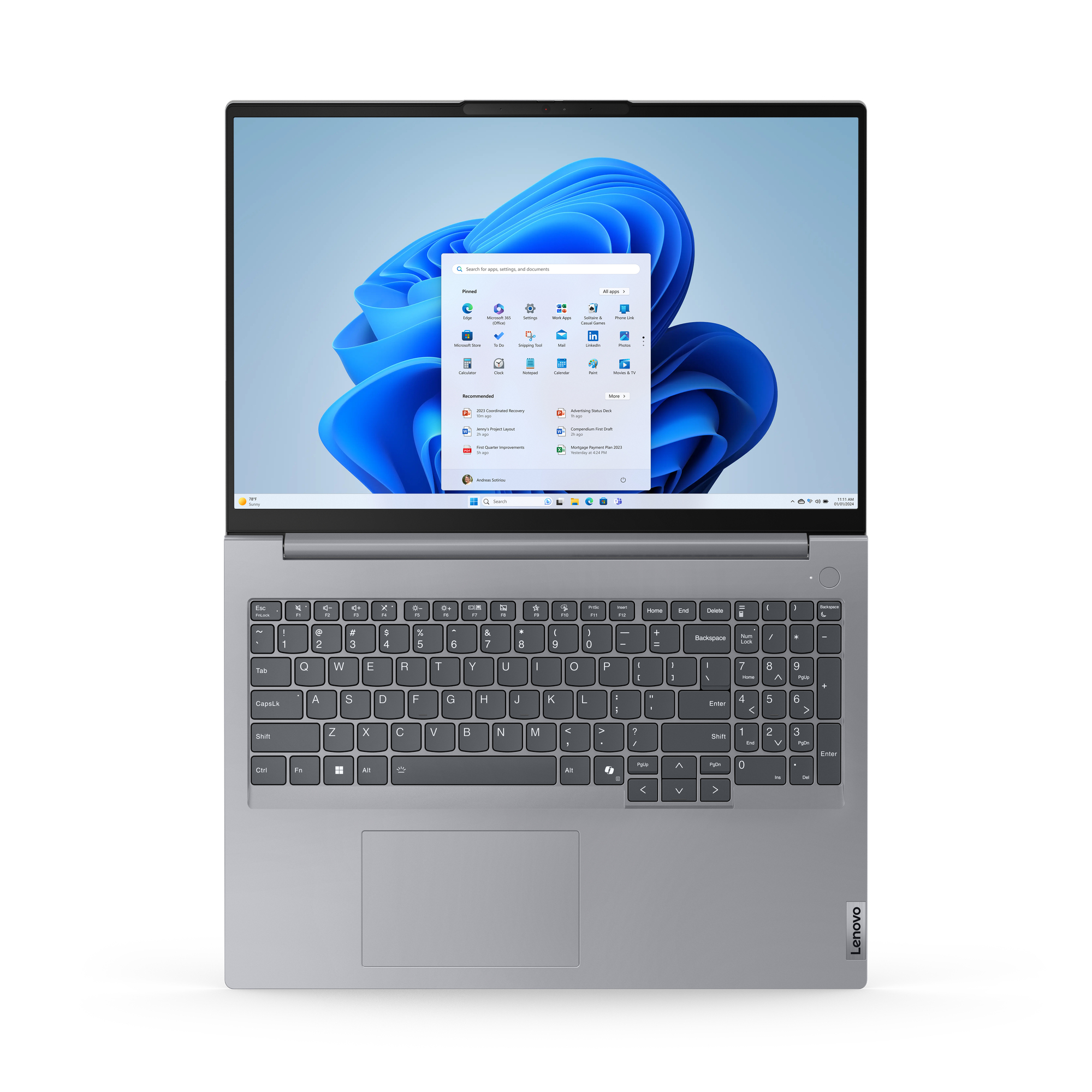 Lenovo ThinkBook 16 G7, 16" WUXGA, AMD Ryzen 5 7535HS, 32GB RAM, 512GB SSD, Win11 Pro