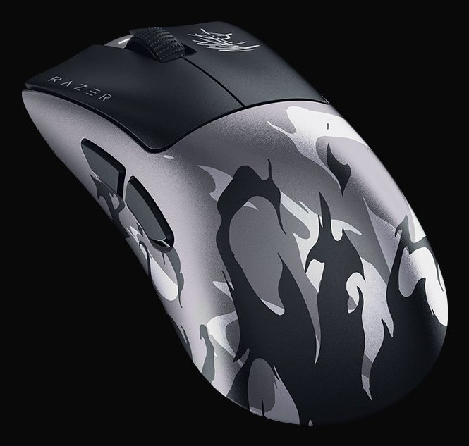 Razer DeathAdder V4 Pro, Rechts, Optisch, USB Typ-C, 45000 DPI, Schwarz, Grau