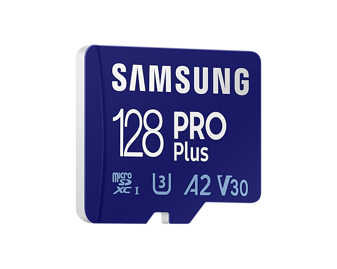 Samsung PRO Plus, 128 GB, MicroSDXC, Klasse 10, UHS-I, 160 MB/s, 120 MB/s