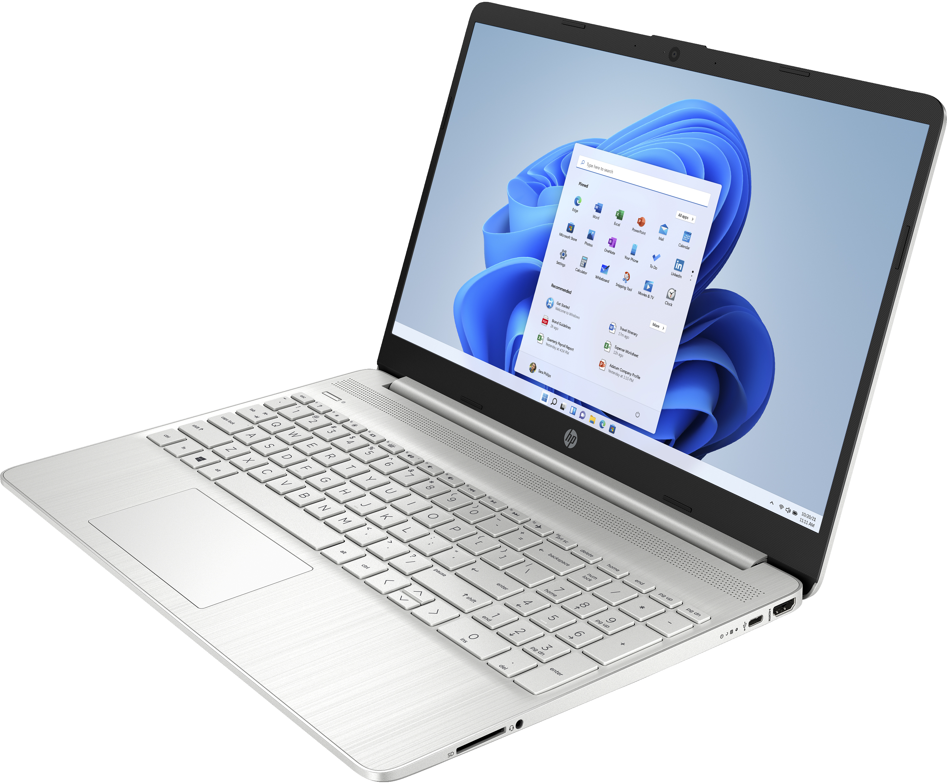 HP 15s-fq5657ng, 15,6" FHD, Core i5-1235U, 8GB RAM, 52GB SSD, Win11 Home