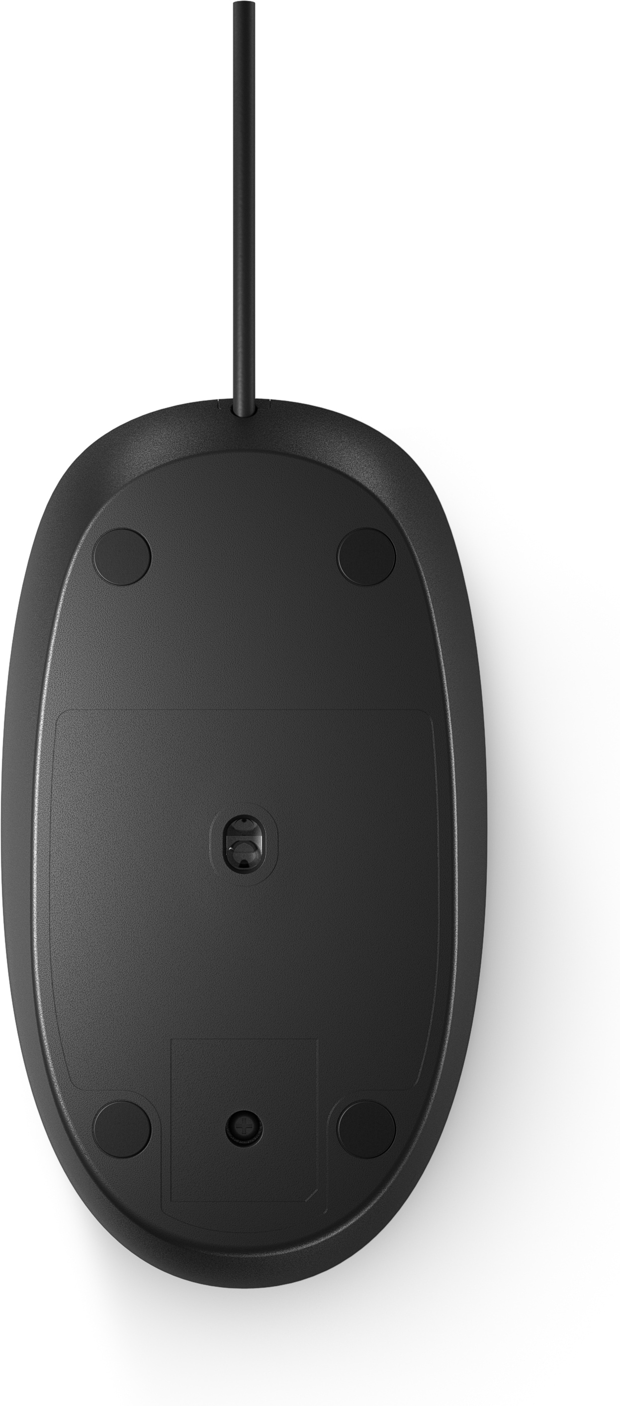 HP 128 - Maus - Laser - kabelgebunden - Schwarz