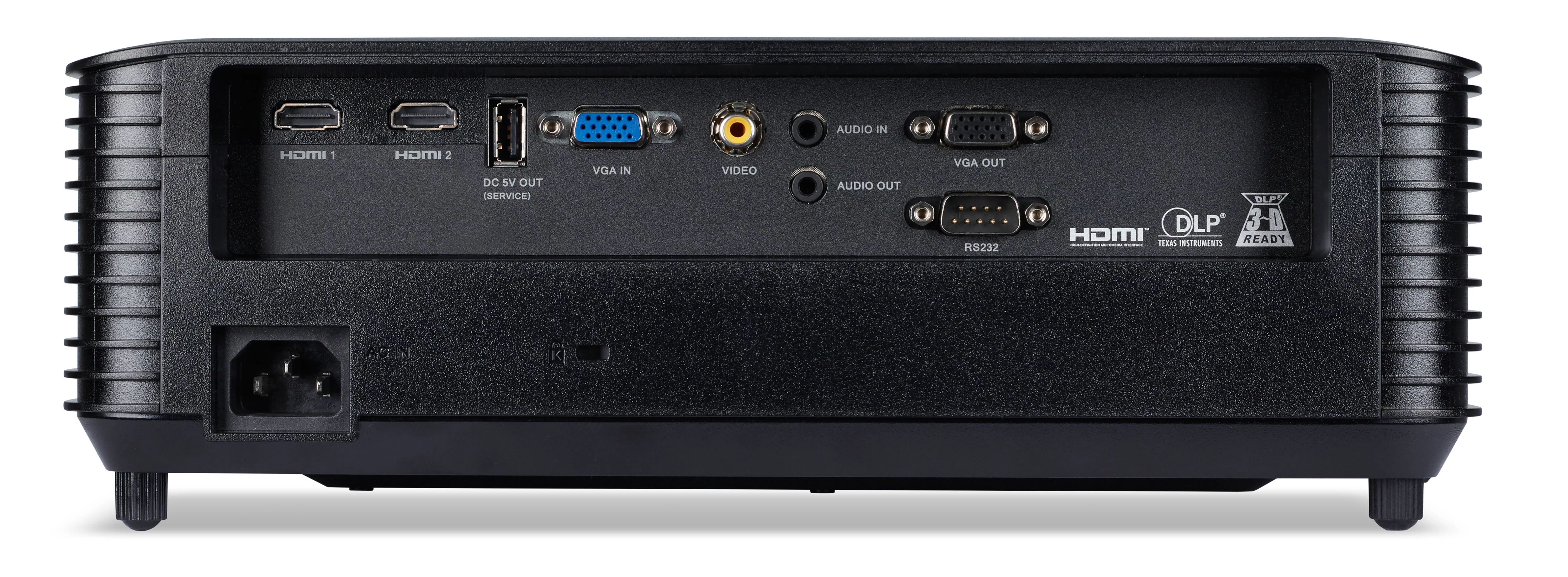 Acer X1128 - DLP-Projektor - tragbar - 3D - 4800 ANSI-Lumen - SVGA (800 x 600)