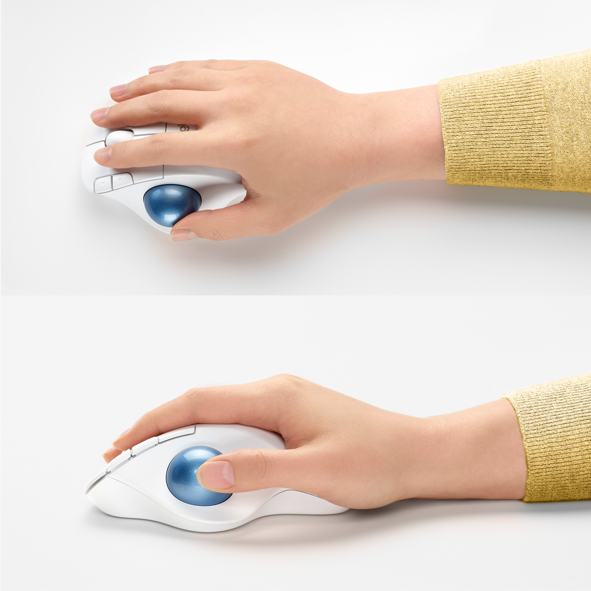 Logitech Ergo Series ERGO M575 - Trackball - optisch - 5 Tasten - kabellos - Bluetooth 5.0 LE, 2.4 G