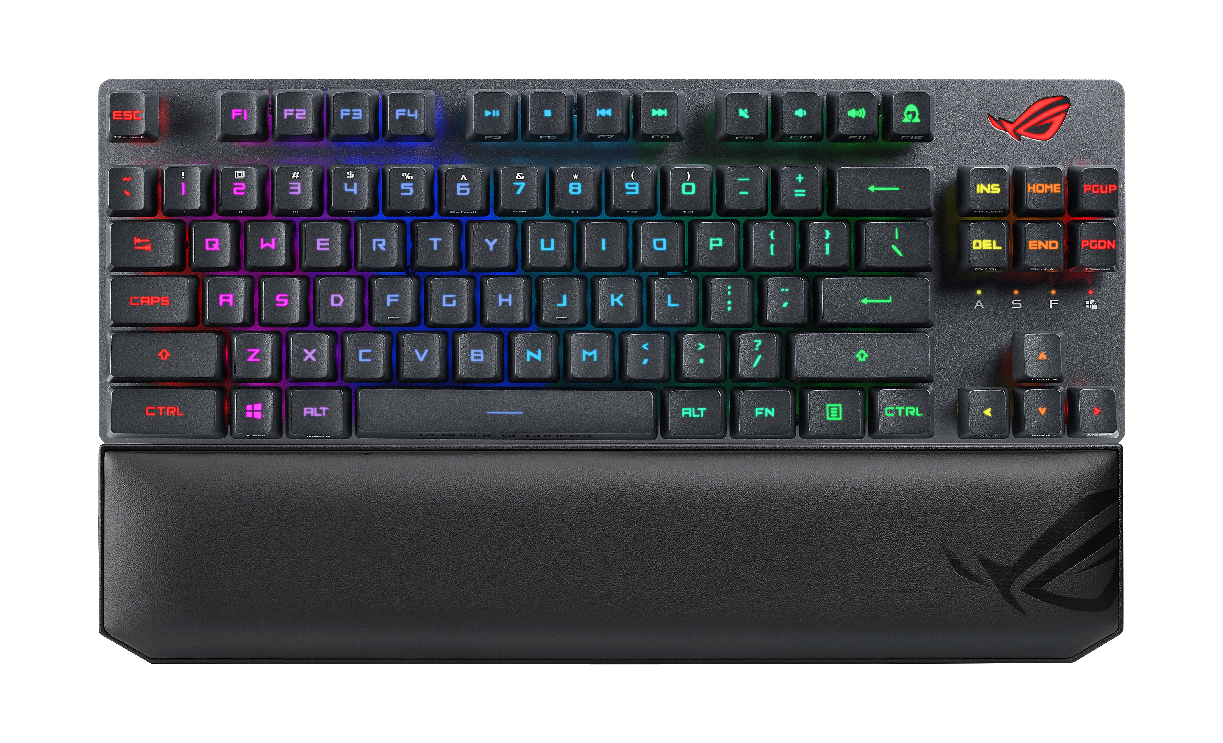 ASUS ROG Strix Scope RX TKL Wireless Deluxe, Verkabelt & Kabellos, USB + RF Wireless + Bluetooth, Me