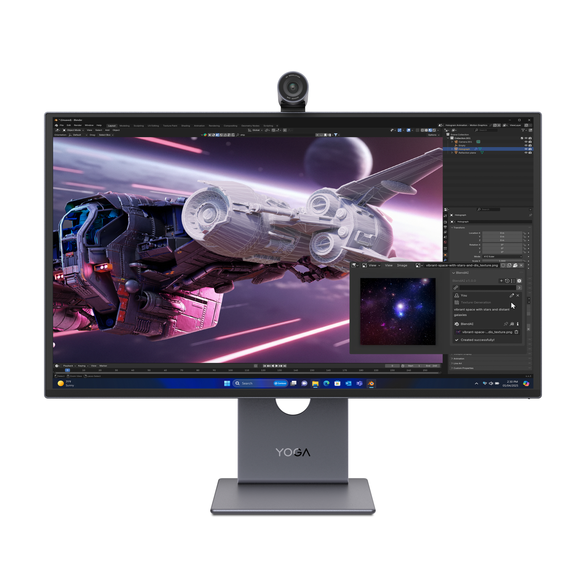 Lenovo Yoga Pro 27UD-10 - OLED-Monitor - 68.6 cm (27")