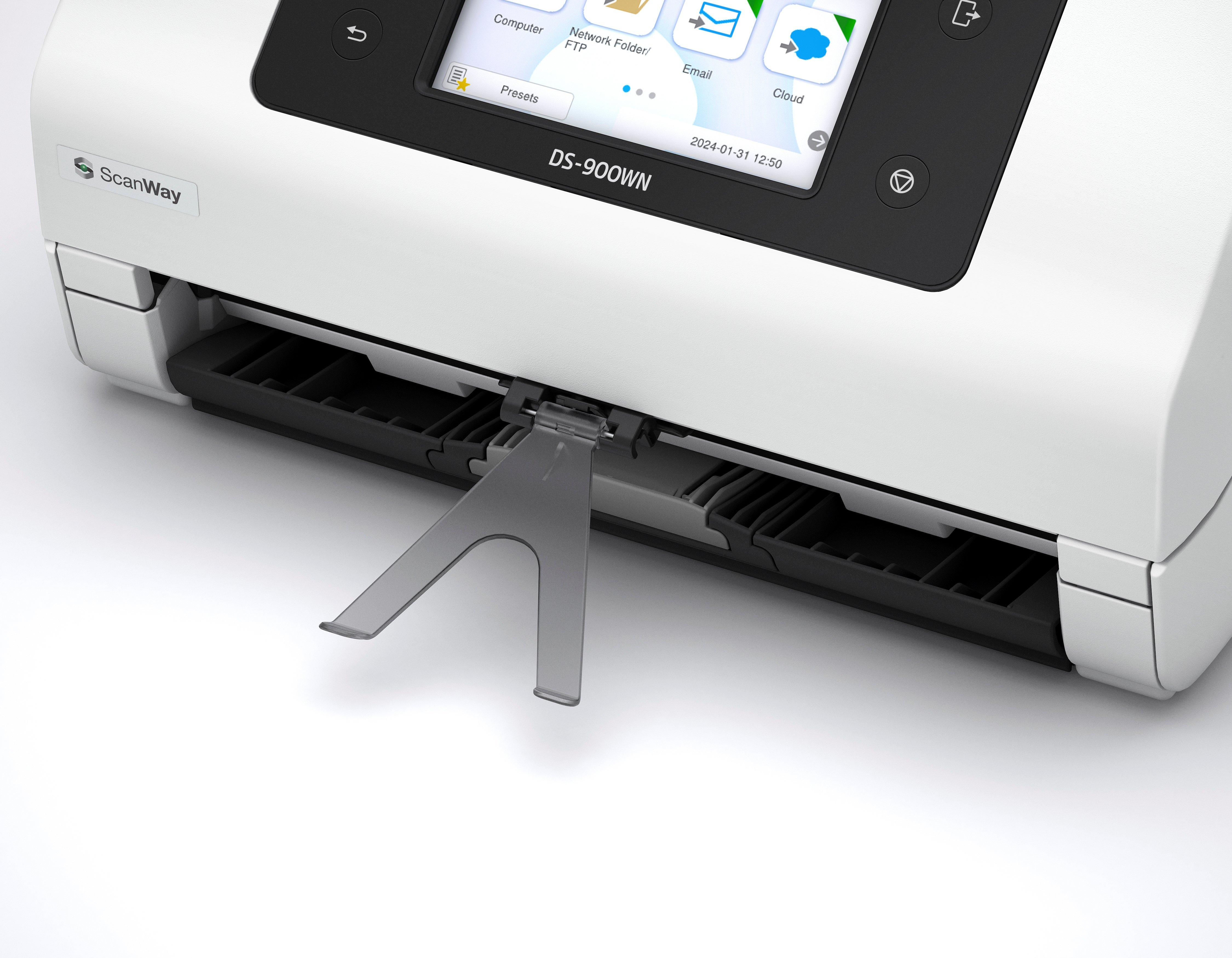 Epson WorkForce DS-900WN - Dokumentenscanner - Duplex - A4/Legal - 600 dpi x 600 dpi - bis zu 70 Sei