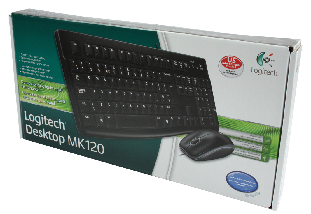 Logitech Desktop MK120 - Tastatur-und-Maus-Set