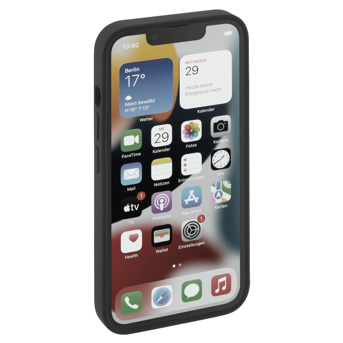 Hama MagCase Finest Feel PRO, Cover, Apple, iPhone 14, 15,5 cm (6.1 Zoll), Schwarz