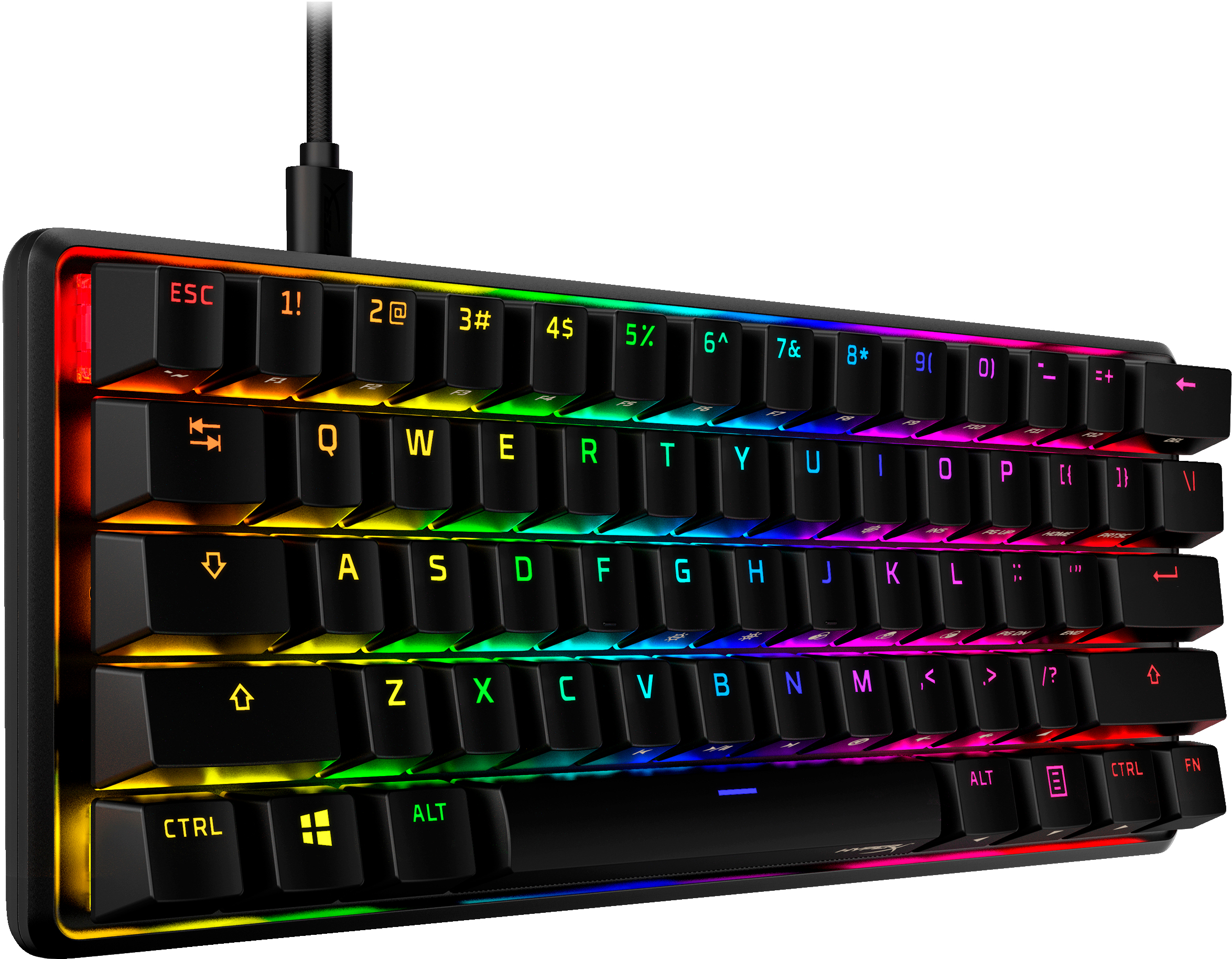 HP HyperX Alloy Origins 60 - Tastatur - 60% - Hintergrundbeleuchtung