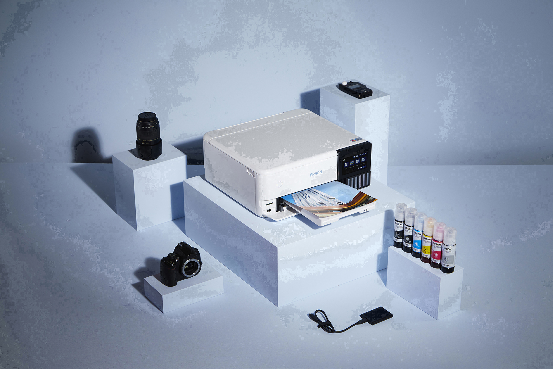Epson EcoTank ET-8500 - Multifunktionsdrucker - Farbe - Tintenstrahl - wiederbefüllbar - A4/Letter (