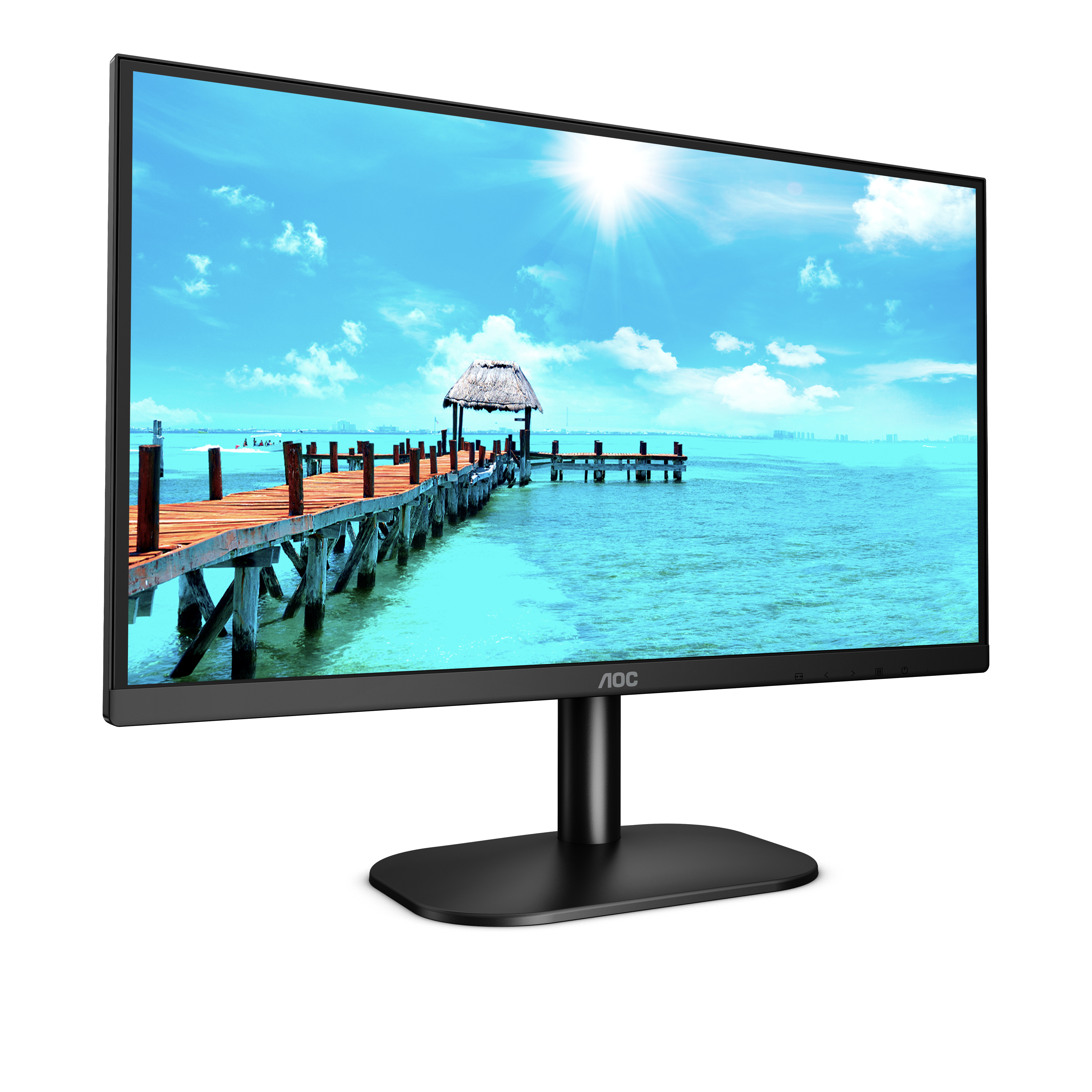 AOC B2 24B2XH/EU, 60,5 cm (23.8"), 1920 x 1080 Pixel, Full HD, LED, 4 ms, Schwarz