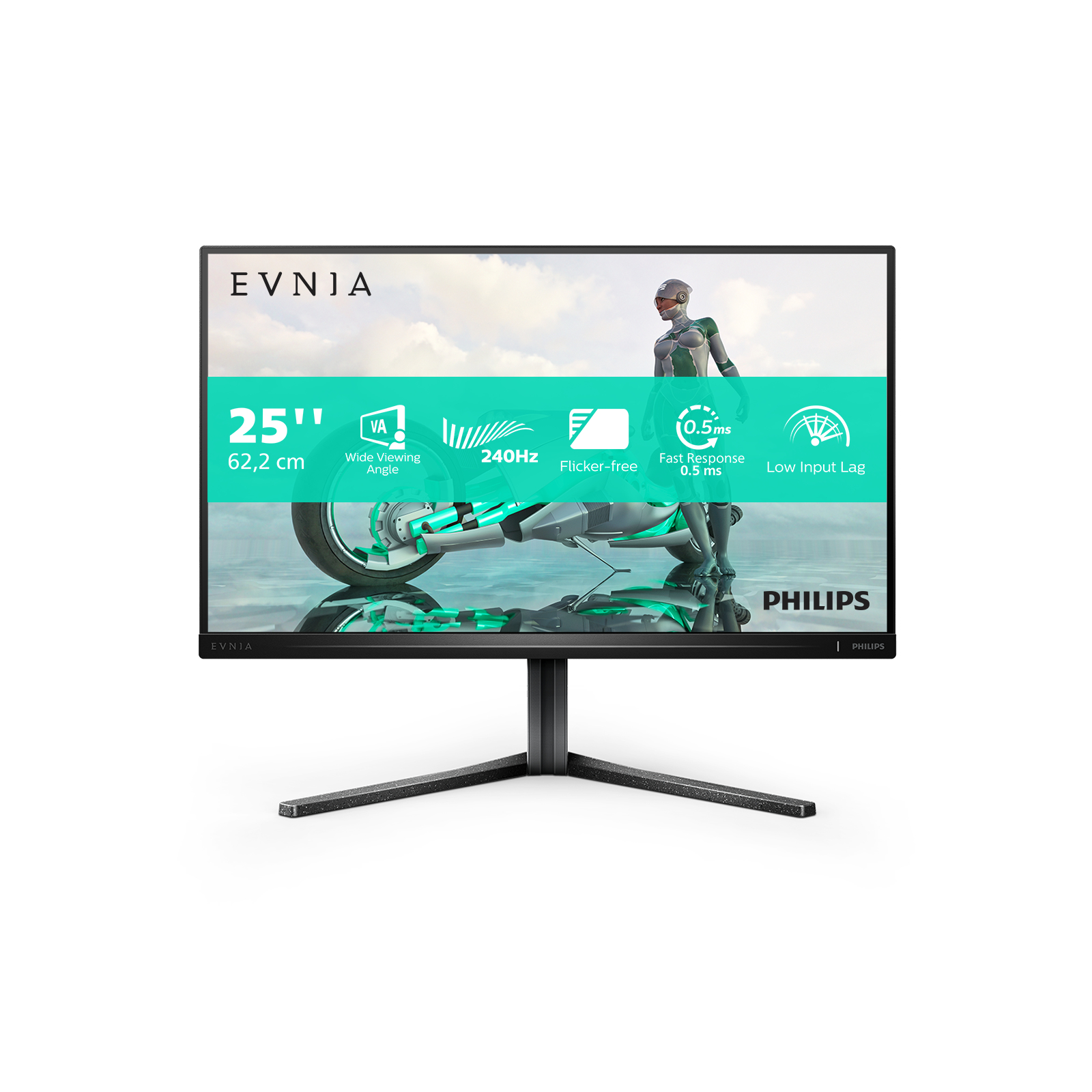 Philips Evnia 3000 Series 25M2N3200W Monitor 63.5cm (25") Full HD, VA, 1ms, HDMI, Displayport