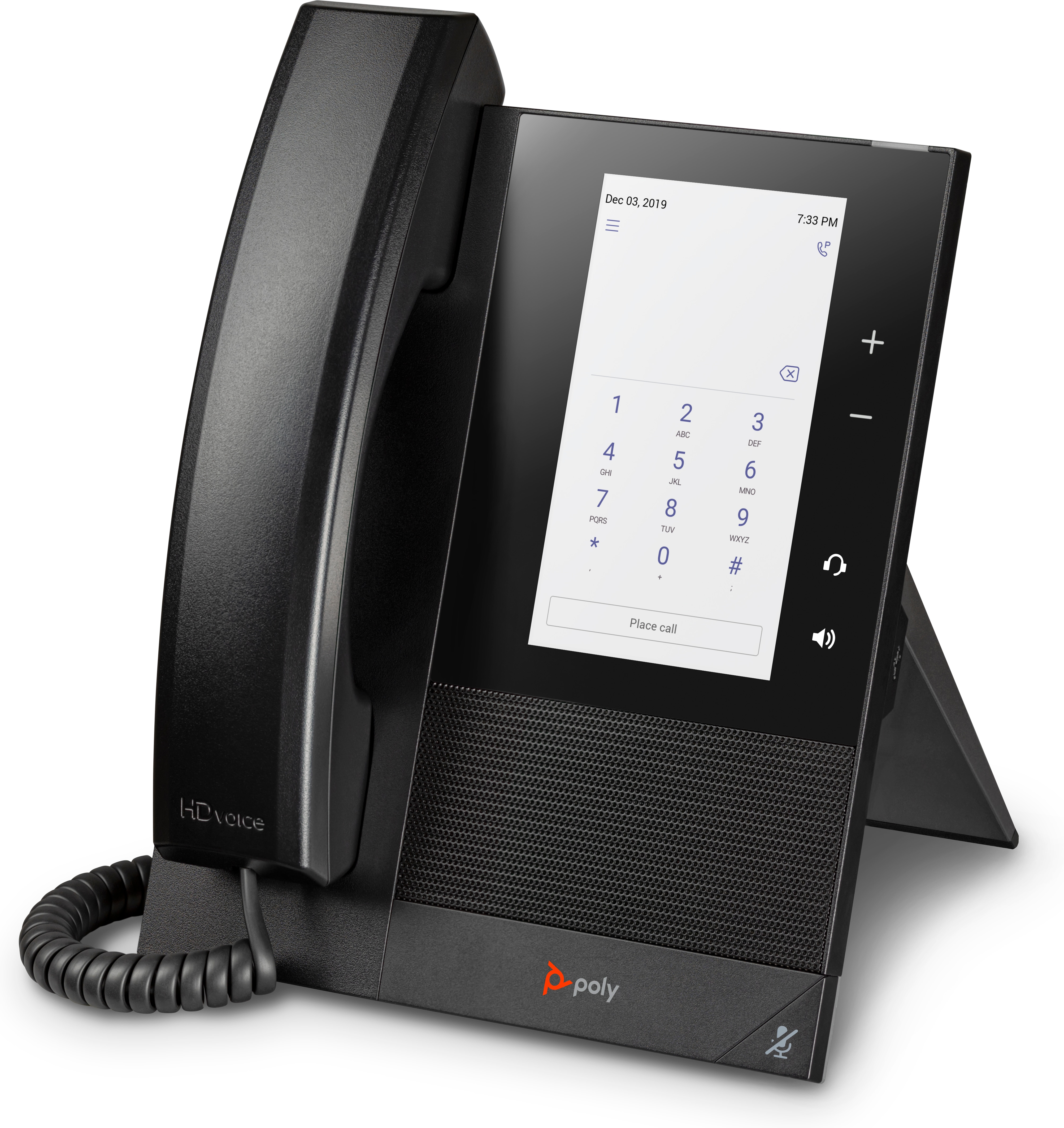 HP POLY CCX 400 Business-Medientelefon für Microsoft Teams und PoE-fähig, IP-Telefon, Schwarz, Kabel