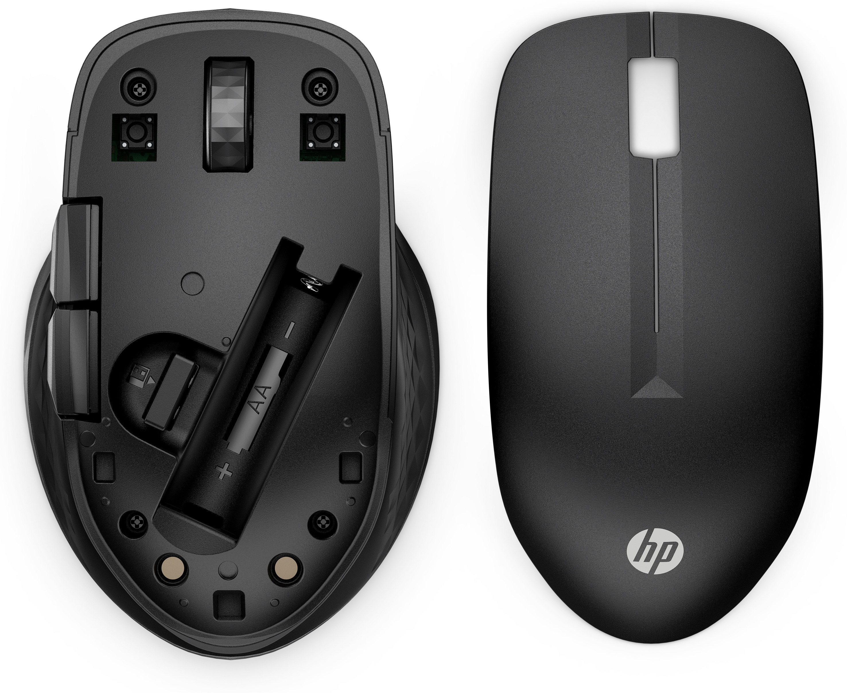 HP 430 - Maus - Multi-Gerät - ergonomisch - rechts- und linkshändig - 5 Tasten - kabellos - Bluetoot