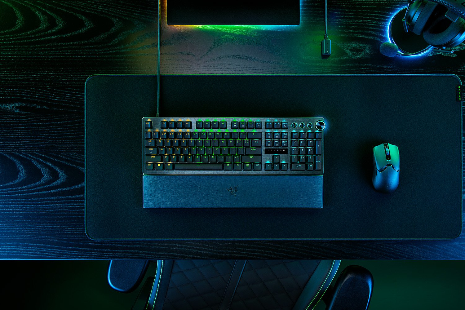 Razer Huntsman V3 Pro - Tastatur - full size - mit LED array indicator - Hintergrundbeleuchtung - US