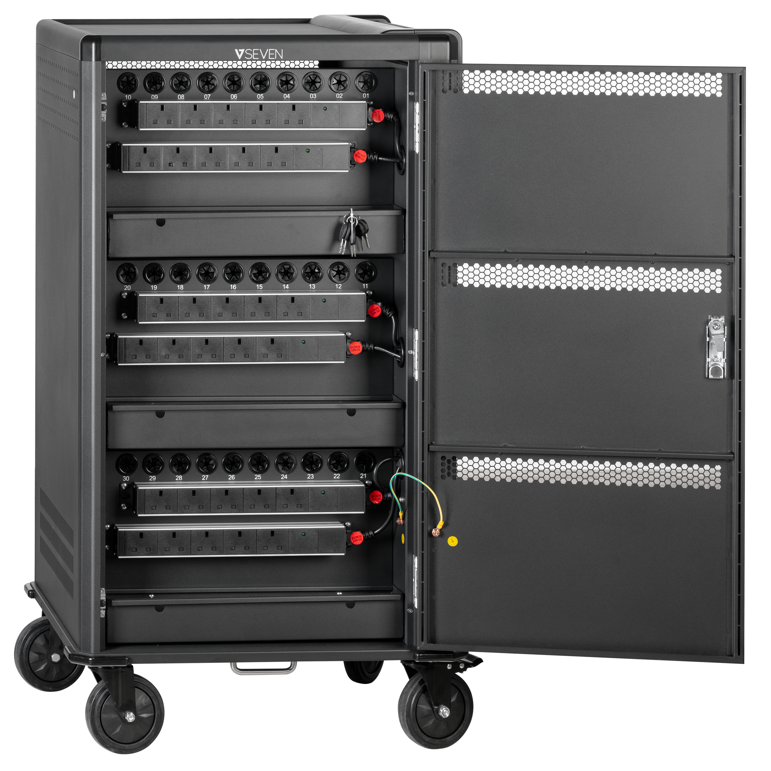 V7 Charge Cart 30 Device UK Power