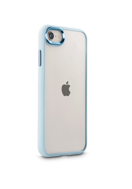 Hama 00138191, Cover, Apple, iPhone 7/8/SE 2020/SE 2022, 11,9 cm (4.7"), Hellblau, Transparent