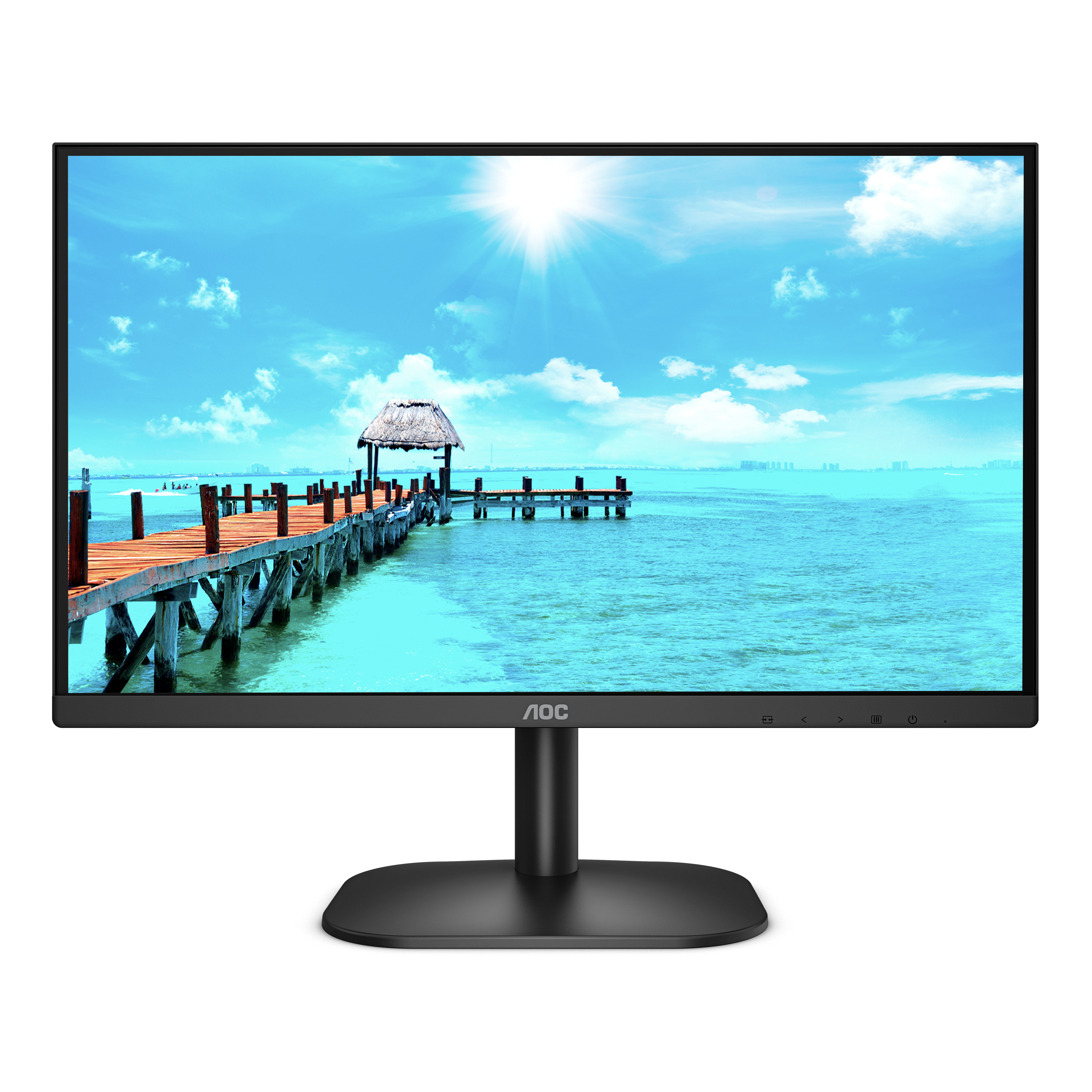 AOC B2 24B2XH/EU, 60,5 cm (23.8"), 1920 x 1080 Pixel, Full HD, LED, 4 ms, Schwarz