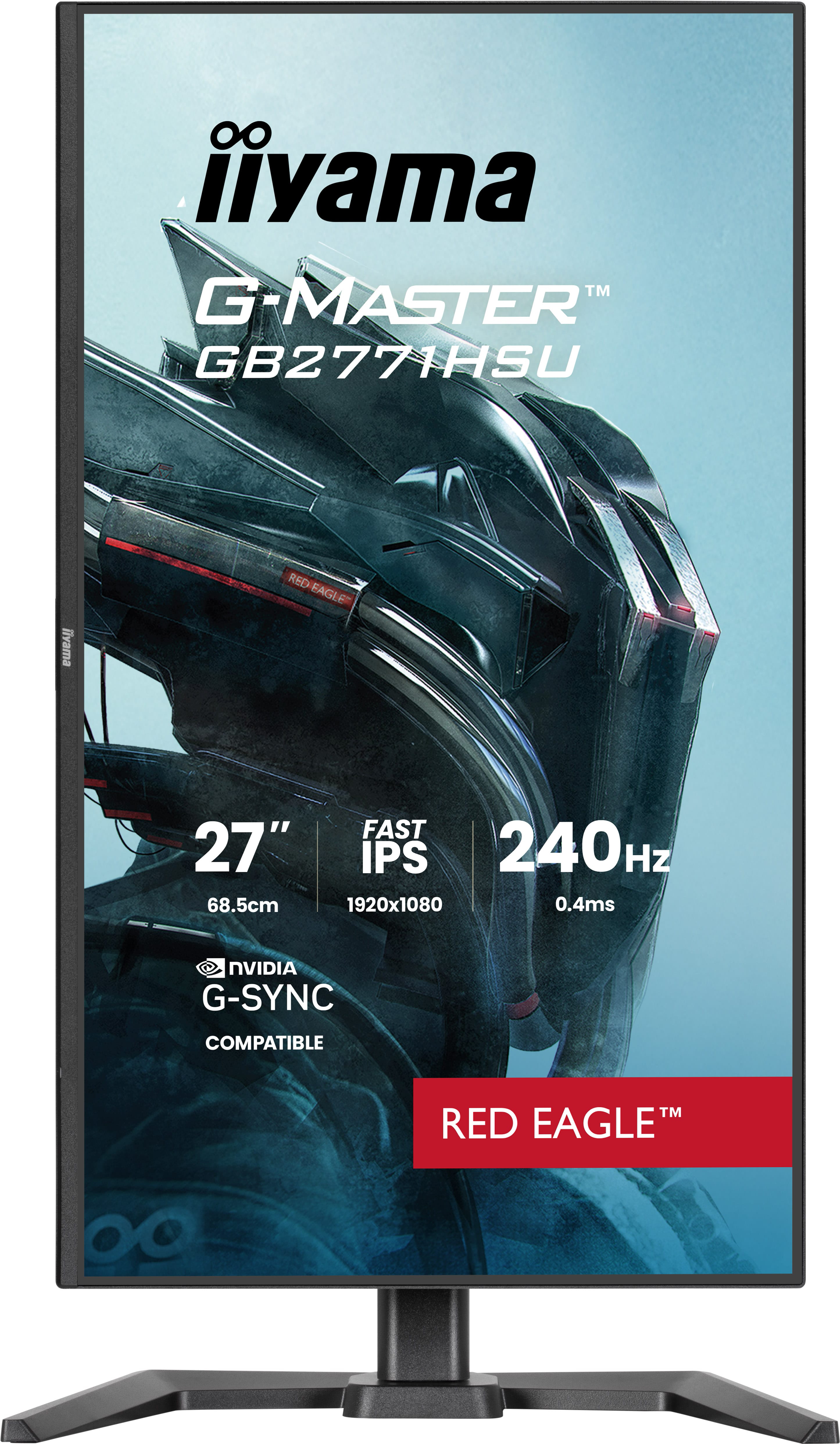 B-WARE - Iiyama G-MASTER Red Eagle GB2771HSU-B1 - LED-Monitor - Gaming - 68.6 cm (27")