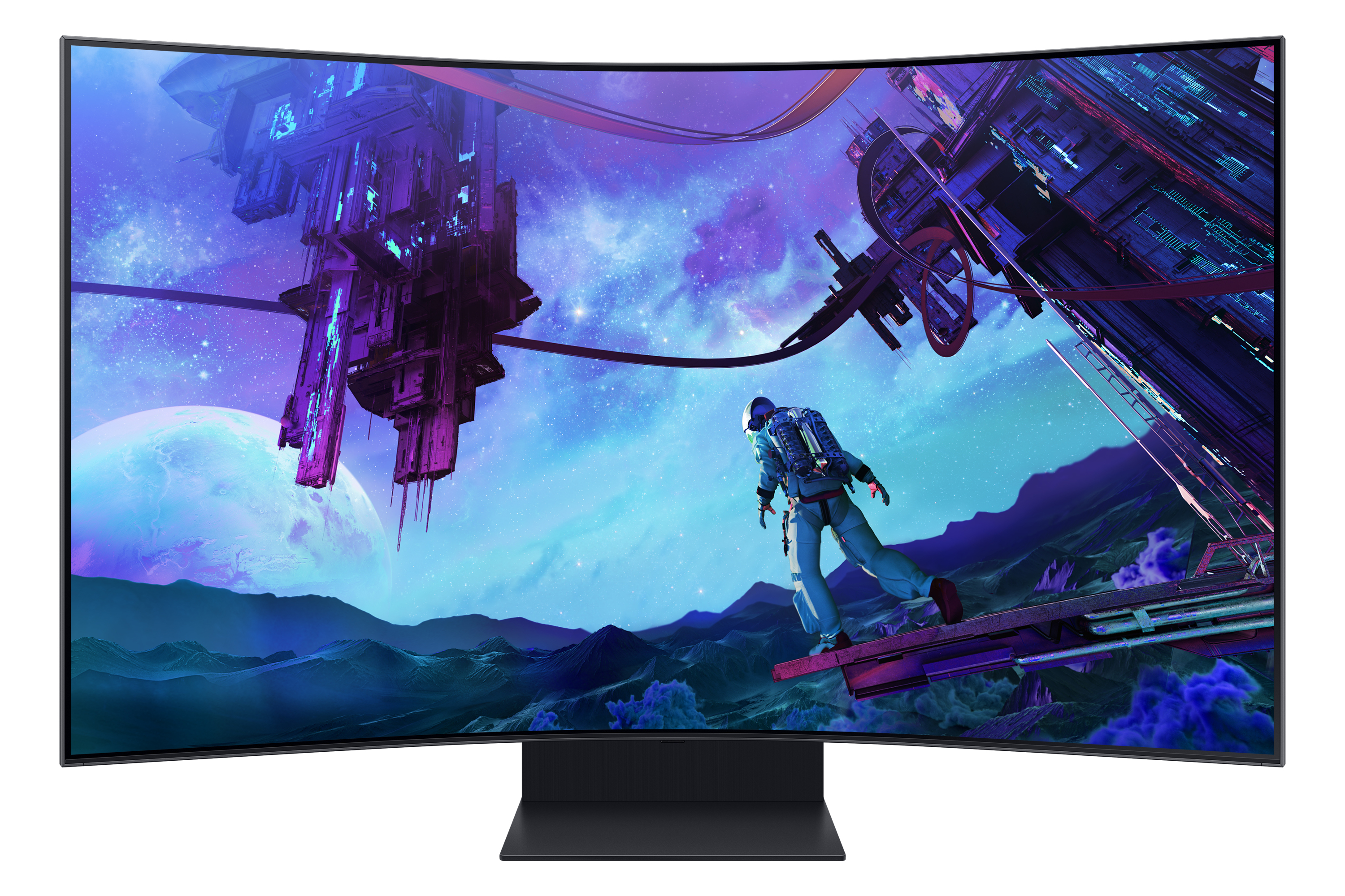 Samsung Odyssey Ark S55CG970NU - G97NC Series - QLED-Monitor - Smart - Gaming - gebogen - 138 cm (55