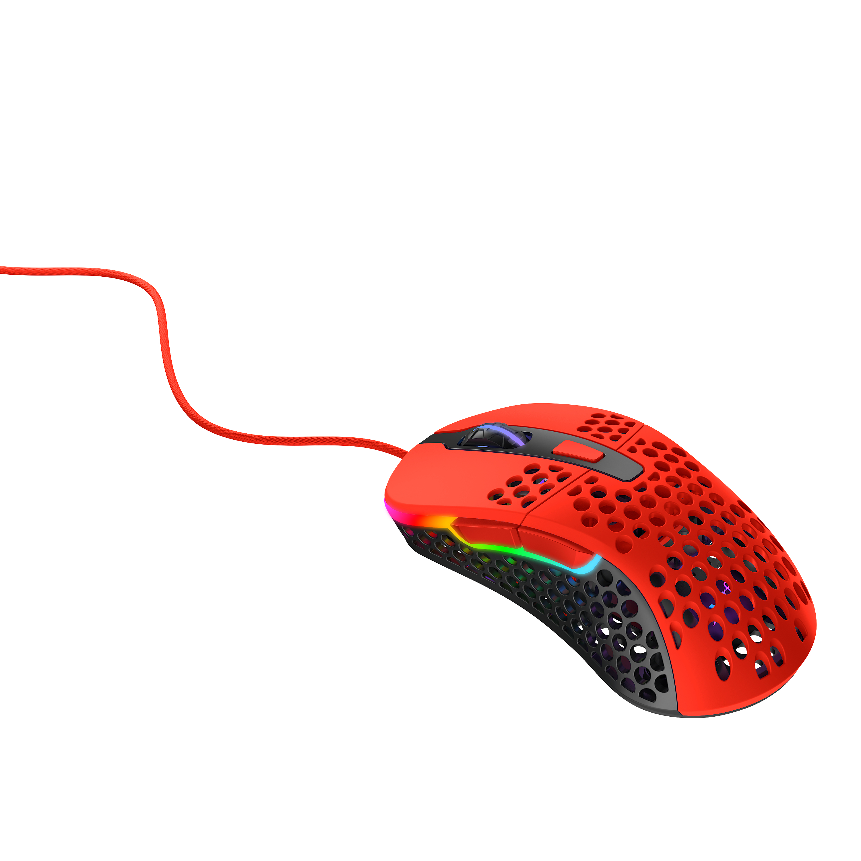 Cherry Xtrfy M4 RGB - Maus - Für Rechtshänder - optisch