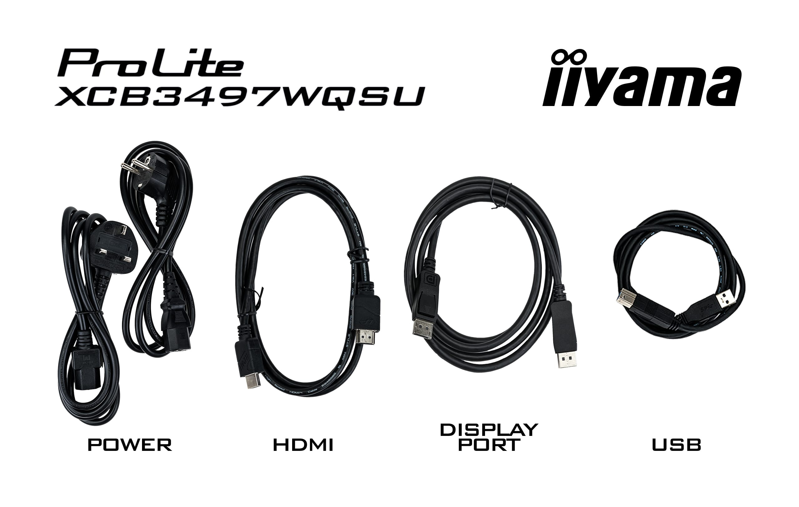 iiyama ProLite XCB3494WQSU-B1 Curved-Monitor 86cm (34") UWQHD, VA, 0.04ms, HDMI, Displayport, USB