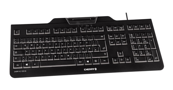 Cherry KC 1000 SC - Tastatur - USB - Belgien